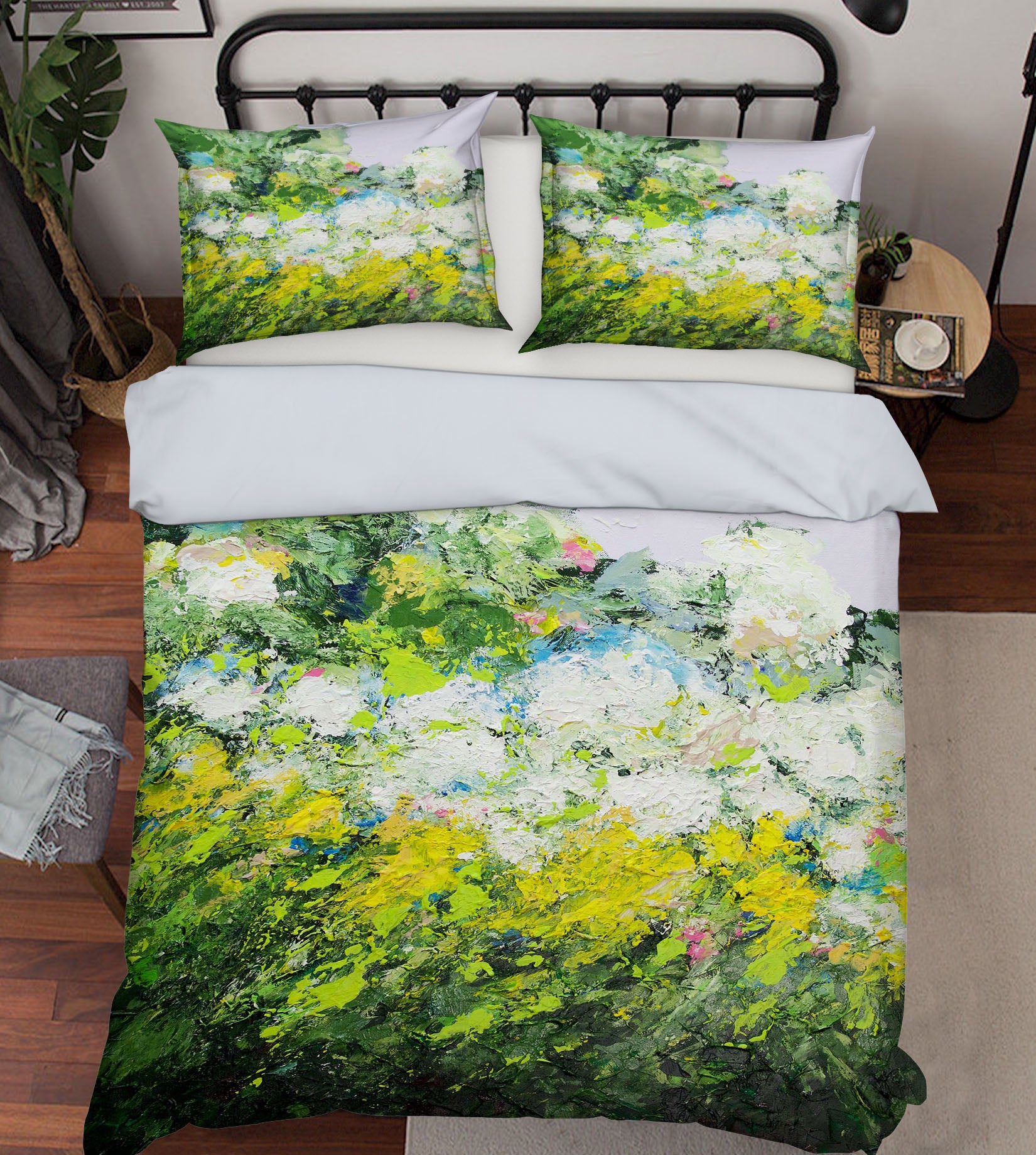 3D White Dandelion 1152 Allan P. Friedlander Bedding Bed Pillowcases Quilt