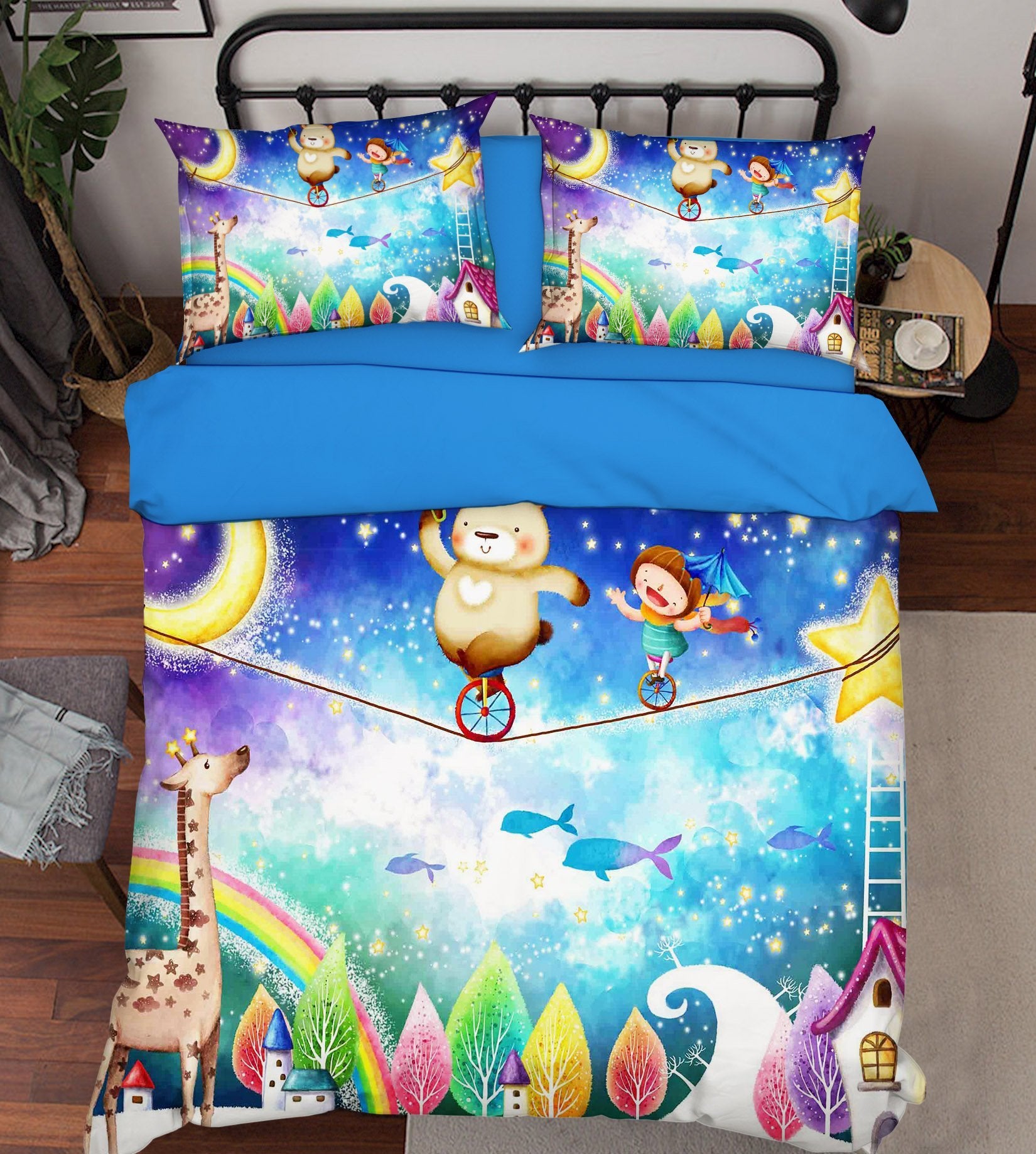 3D Acrobatics Dreamland 334 Bed Pillowcases Quilt Wallpaper AJ Wallpaper