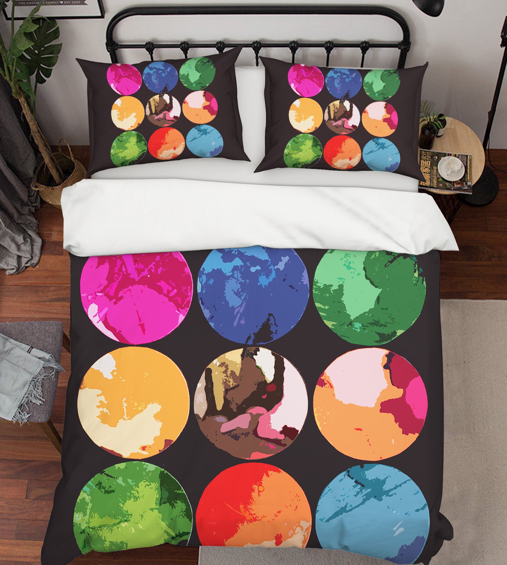 3D Circle Color 70181 Shandra Smith Bedding Bed Pillowcases Quilt