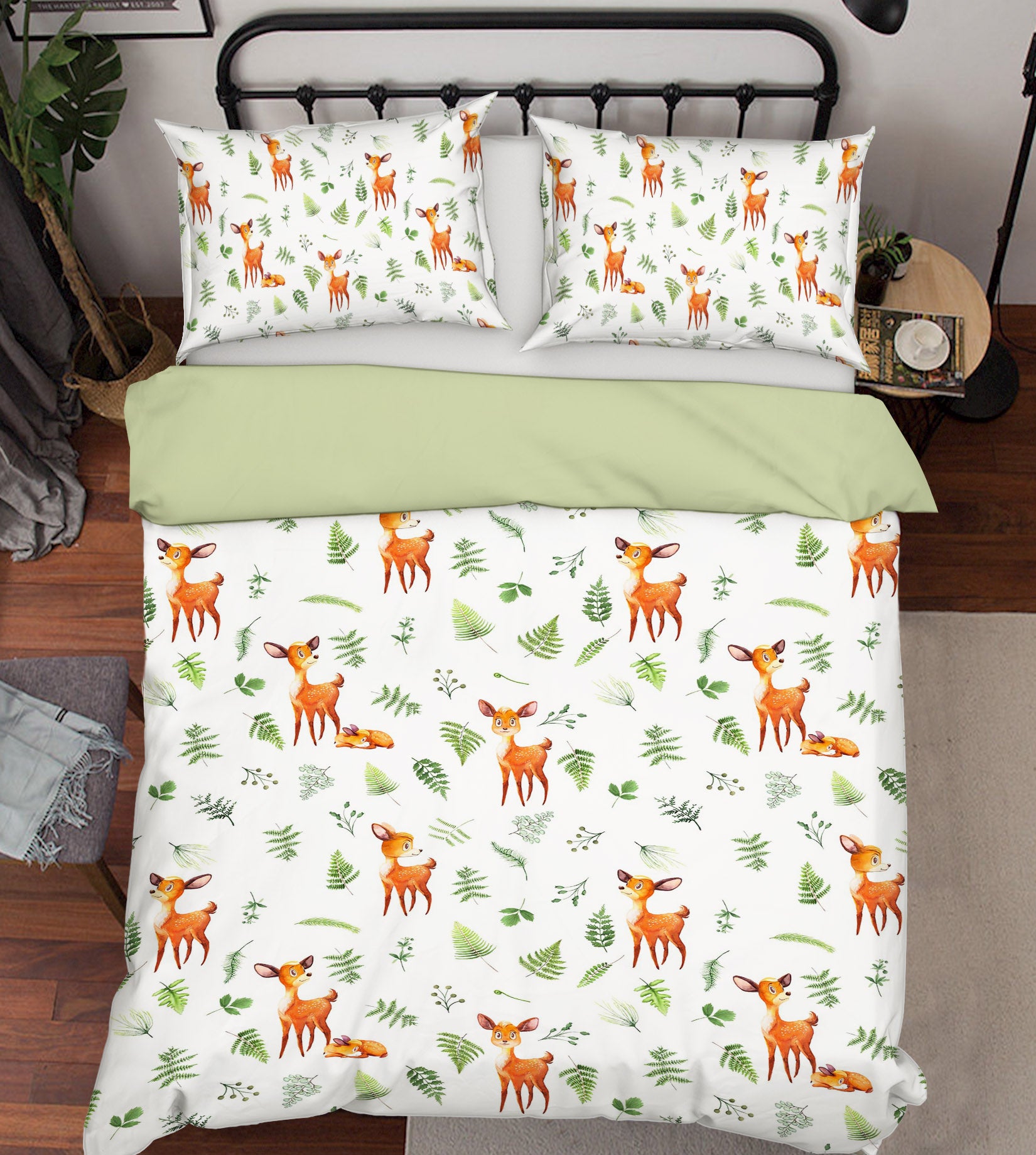 3D Sika Deer 219 Uta Naumann Bedding Bed Pillowcases Quilt