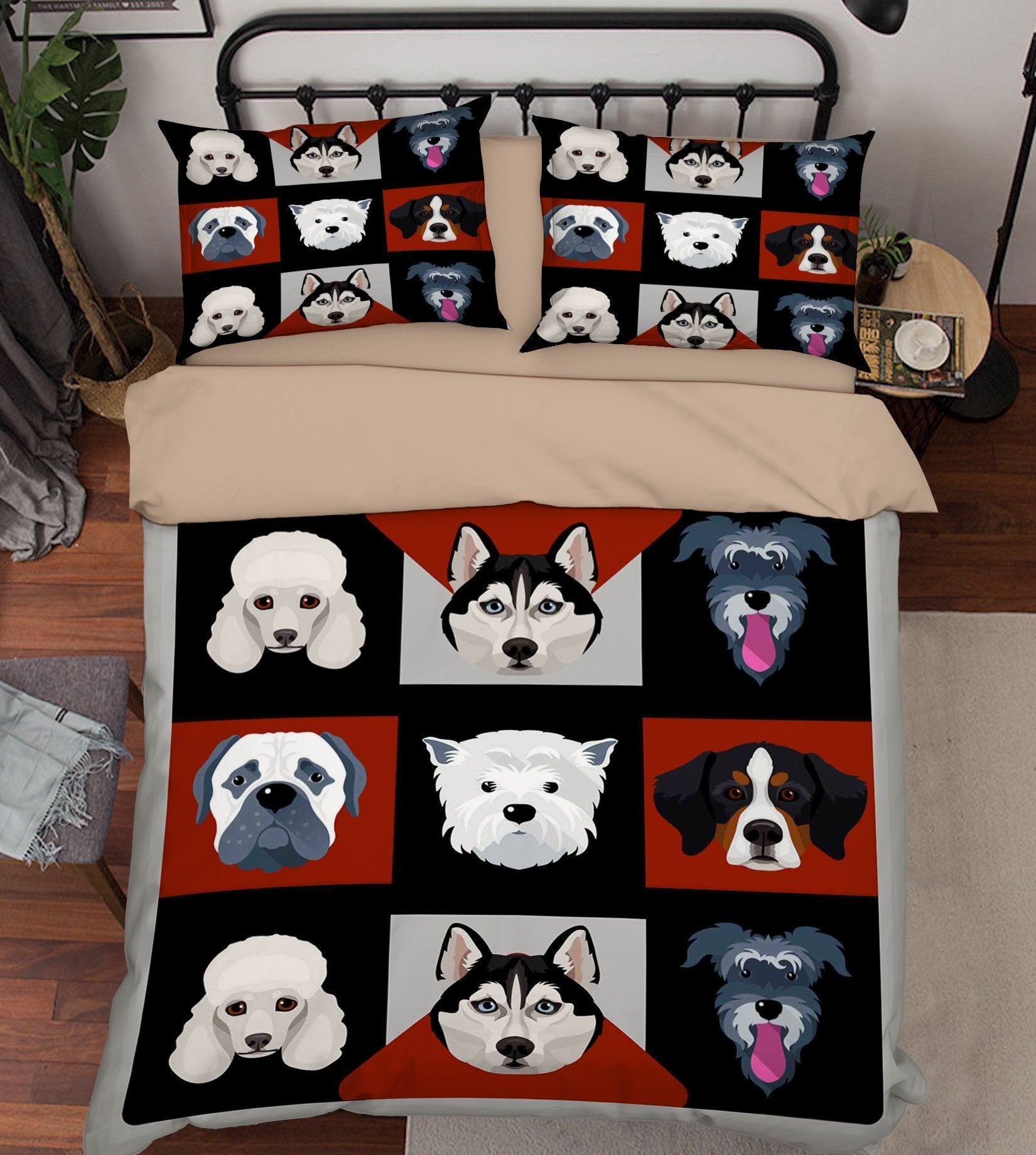 3D Animal Head 105 Bed Pillowcases Quilt Wallpaper AJ Wallpaper