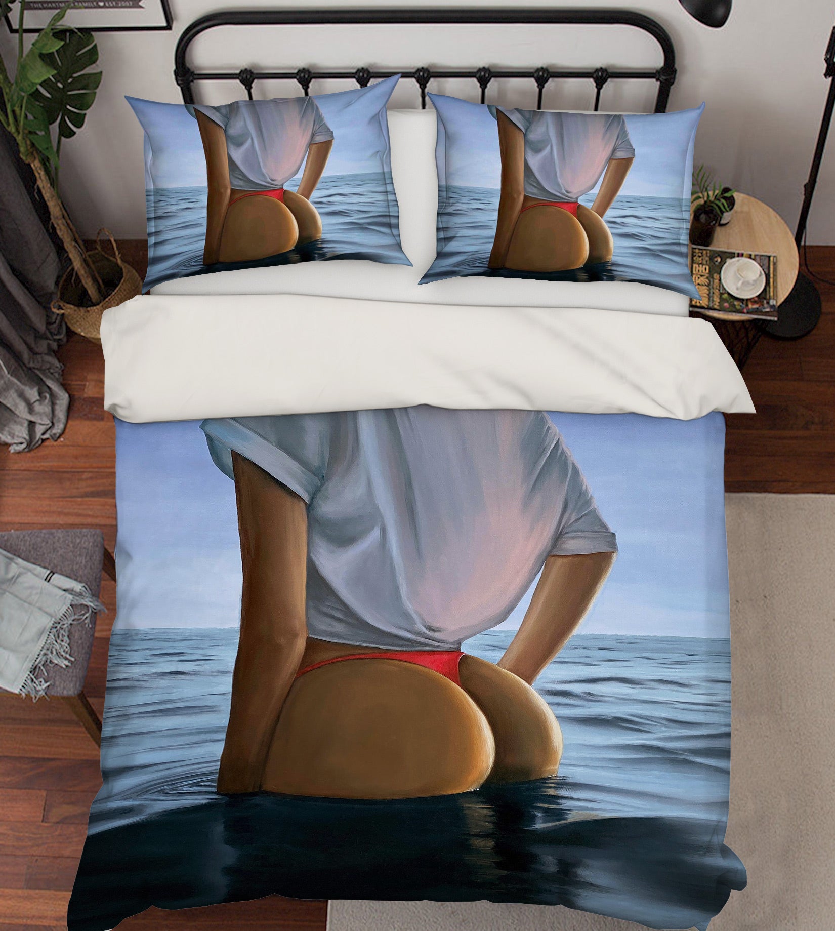 3D Beautiful Woman Figure 97102 Marina Zotova Bedding Bed Pillowcases Quilt