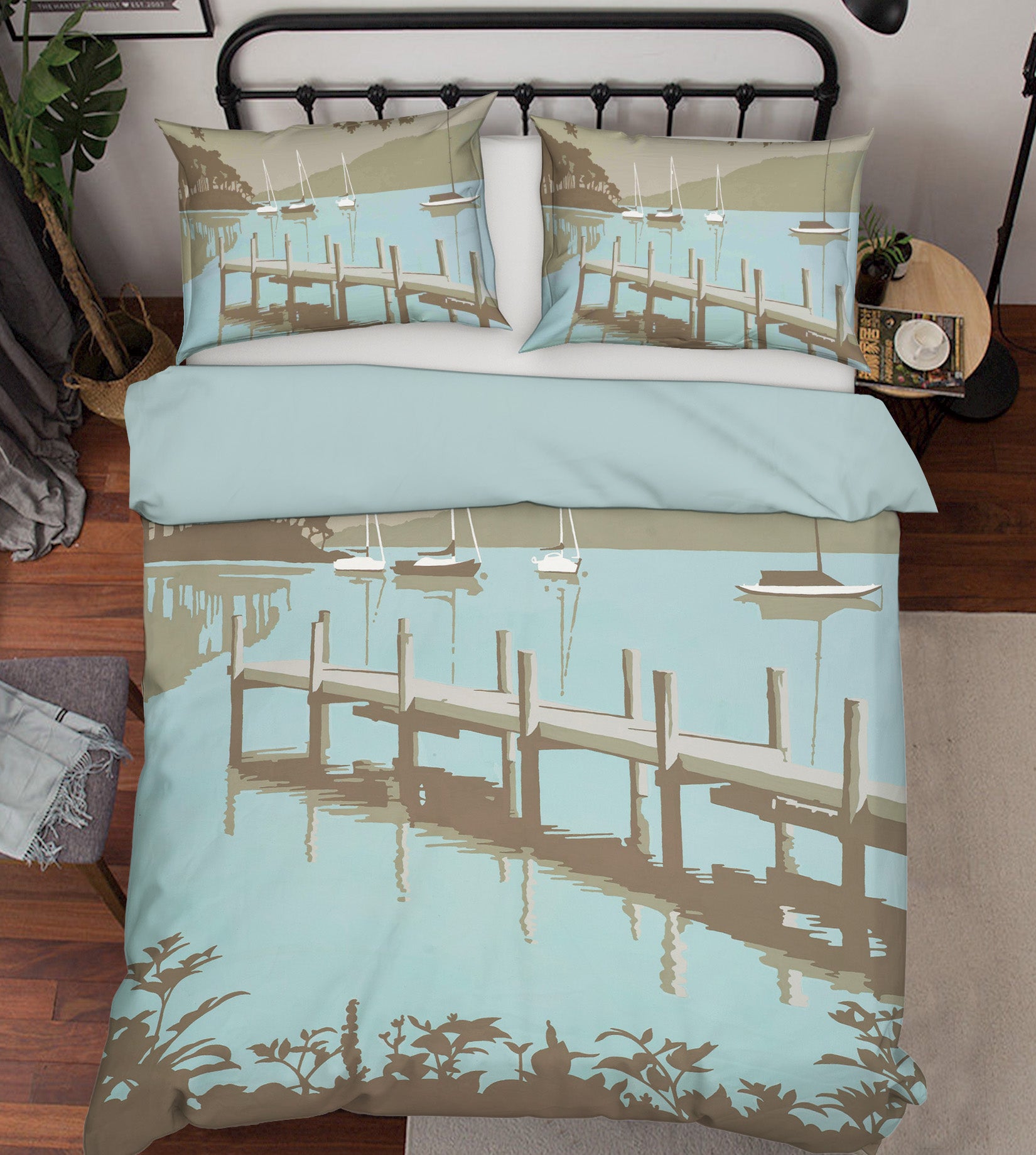 3D Windermere 2077 Steve Read Bedding Bed Pillowcases Quilt