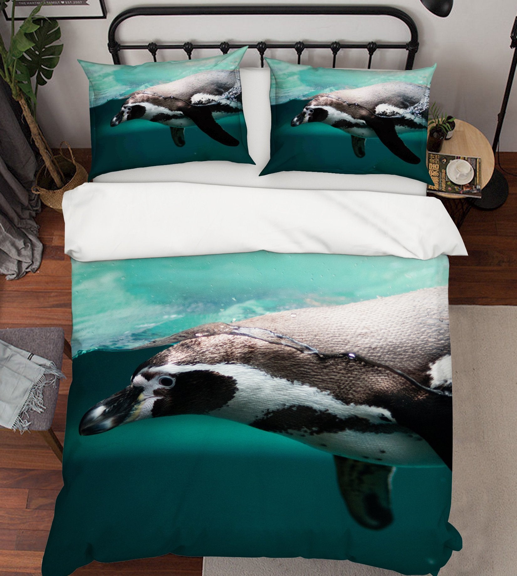 3D Deep Sea Dolphin 1984 Bed Pillowcases Quilt Quiet Covers AJ Creativity Home