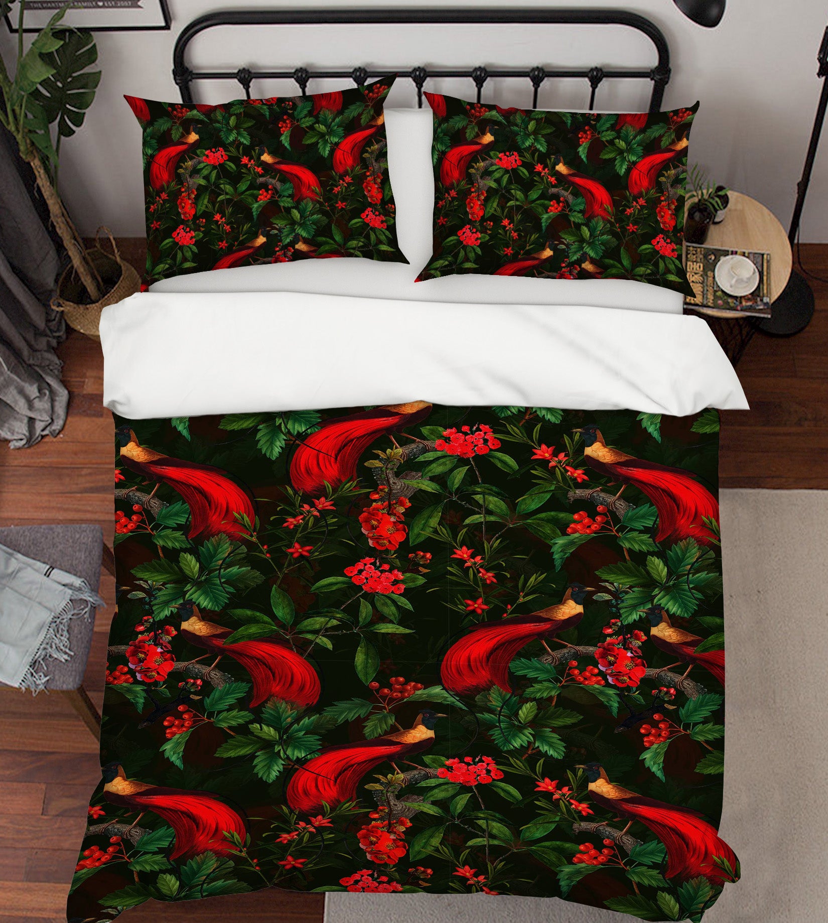 3D Red Flower 177 Uta Naumann Bedding Bed Pillowcases Quilt