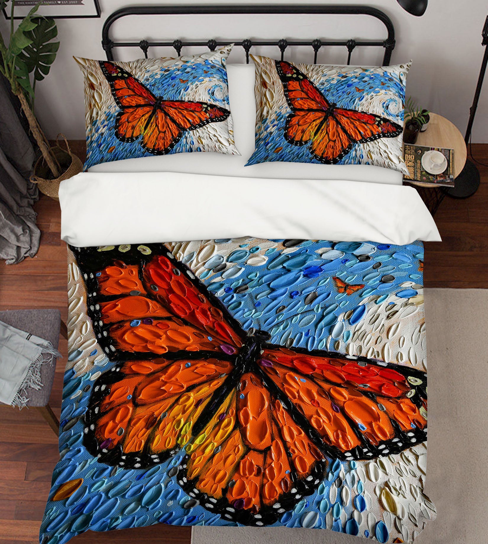 3D Flower Butterfly 2123 Dena Tollefson bedding Bed Pillowcases Quilt