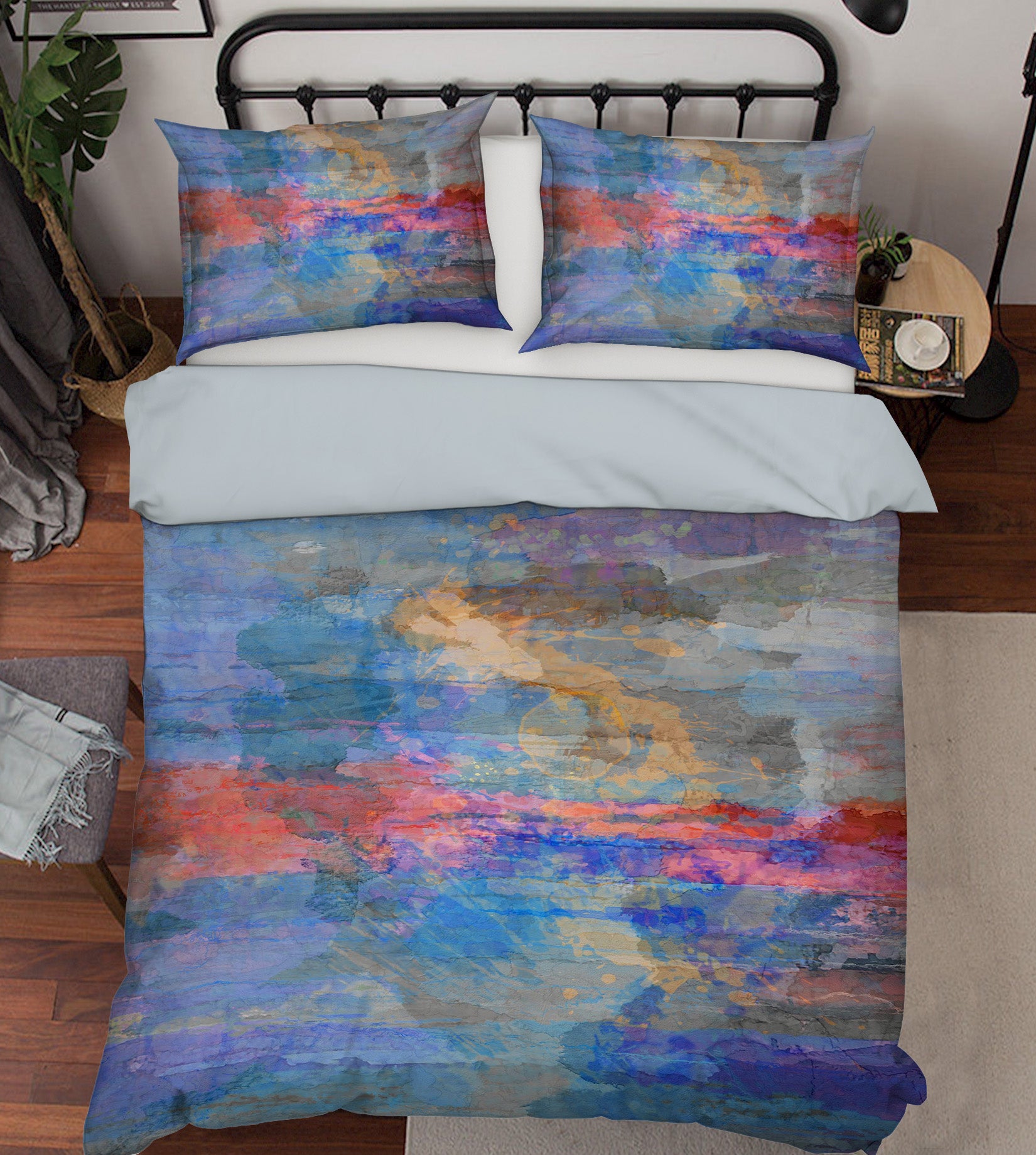 3D Blue Painting 1030 Michael Tienhaara Bedding Bed Pillowcases Quilt