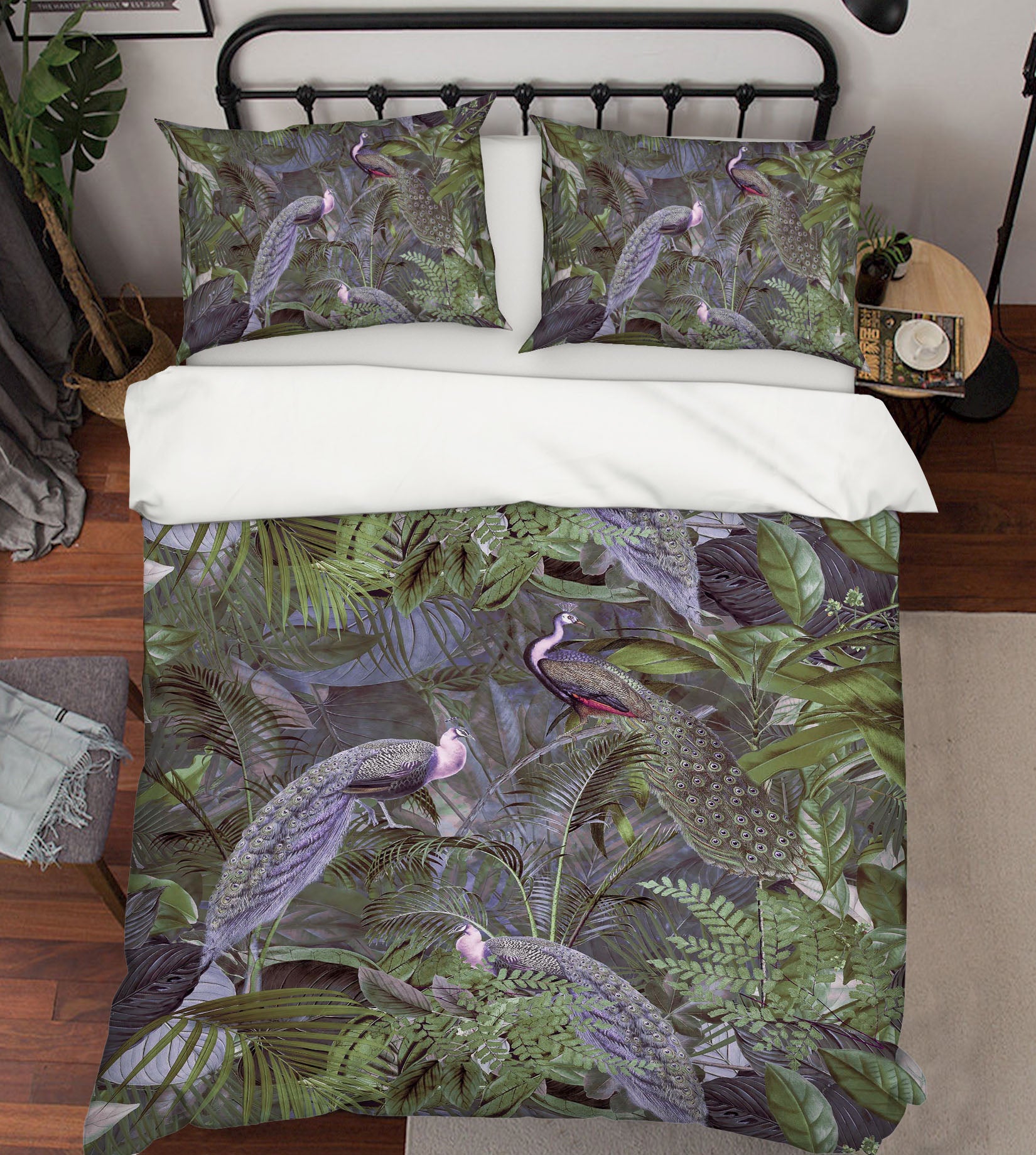 3D Peacock Playing 115 Andrea haase Bedding Bed Pillowcases Quilt