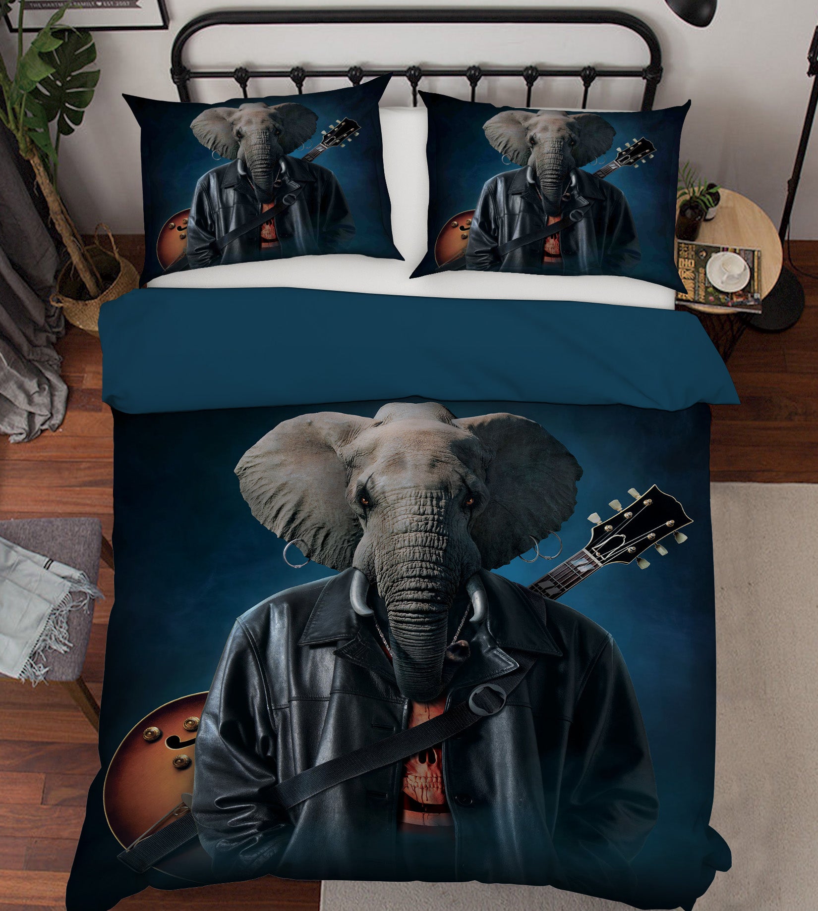 3D Elephice Cooper 044 Bed Pillowcases Quilt Exclusive Designer Vincent
