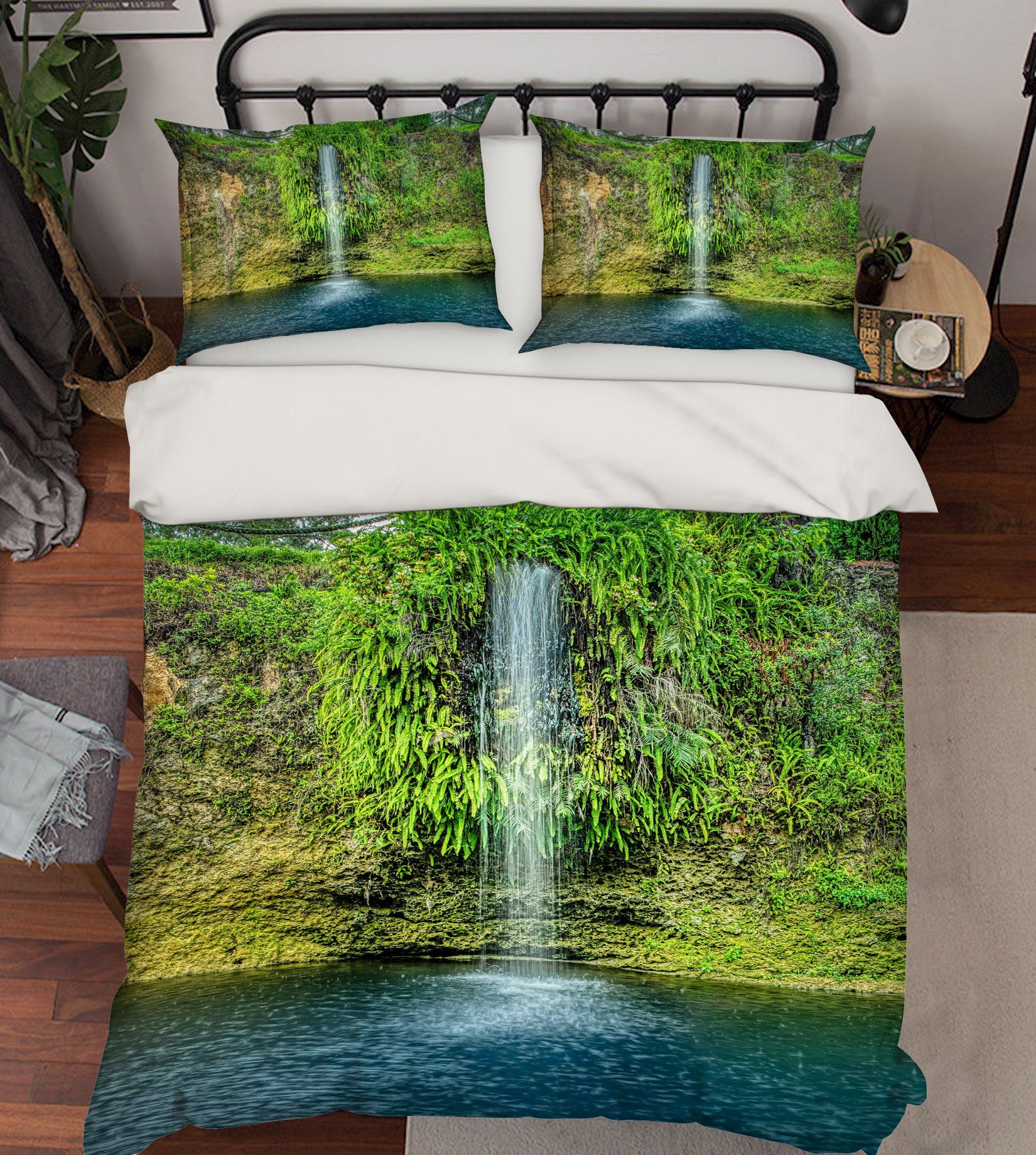 3D Stone Leaves Fall 8545 Beth Sheridan Bedding Bed Pillowcases Quilt