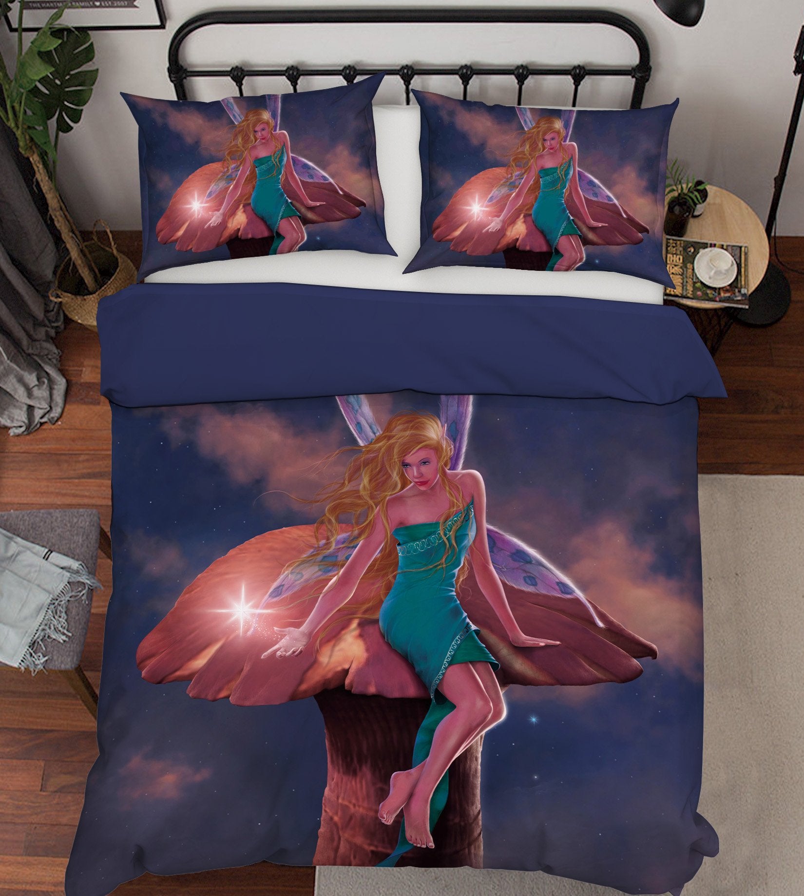 3D A Fairy's Wish 2103 Bed Pillowcases Quilt Exclusive Designer Vincent Quiet Covers AJ Creativity Home