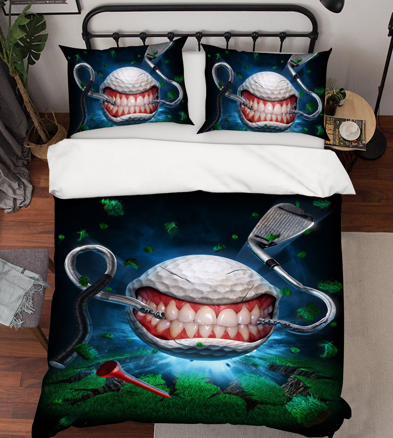 3D Baseball Tooth 4059 Tom Wood Bedding Bed Pillowcases Quilt