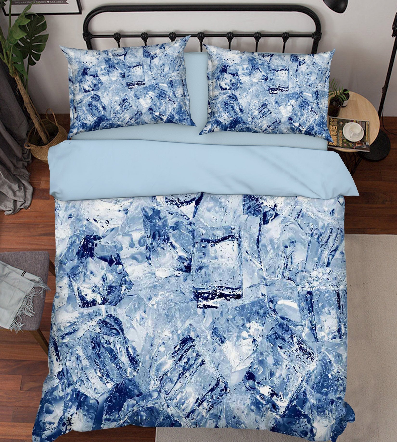 3D Ice Cubes 253 Bed Pillowcases Quilt Wallpaper AJ Wallpaper