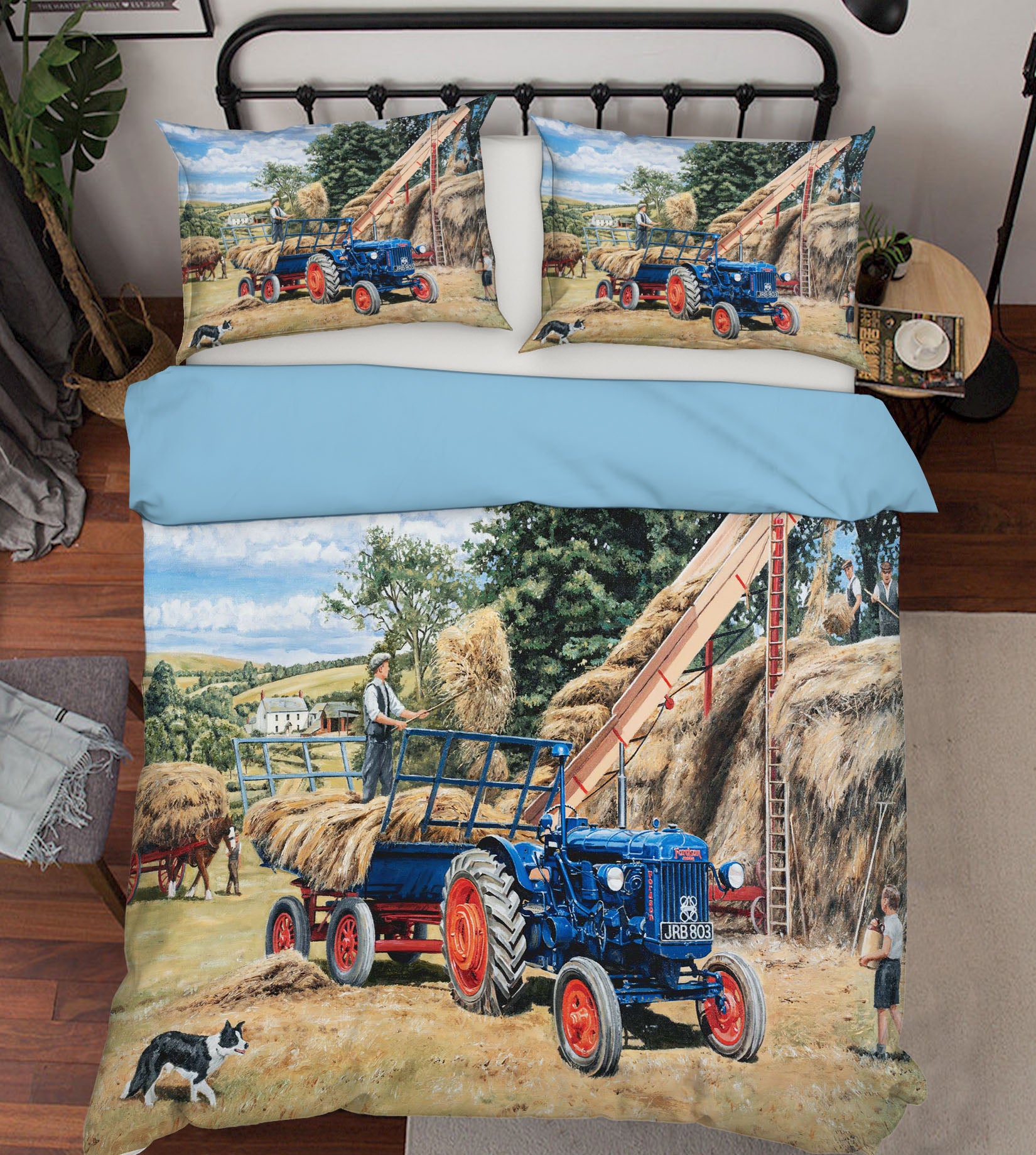 3D Building A Hayrick 2010 Trevor Mitchell bedding Bed Pillowcases Quilt