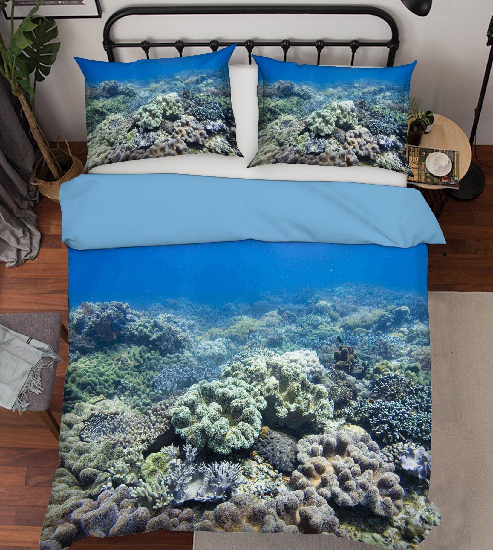 3D Seabed Stone 074 Bed Pillowcases Quilt Wallpaper AJ Wallpaper