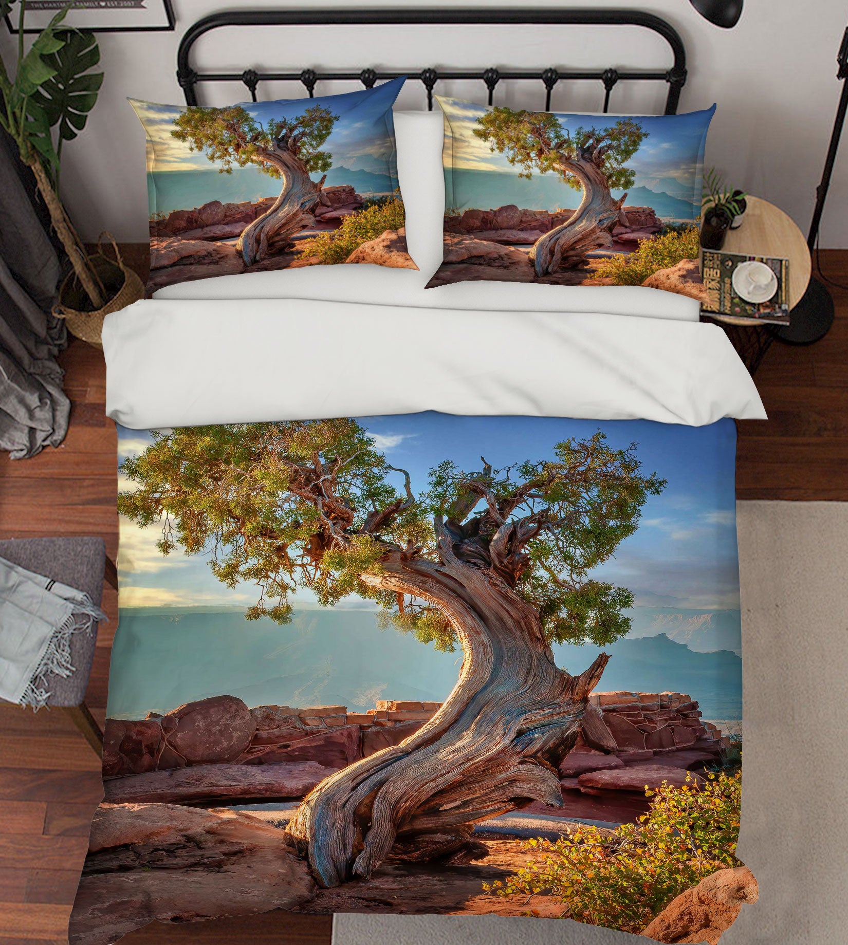 3D Tree 8521 Beth Sheridan Bedding Bed Pillowcases Quilt