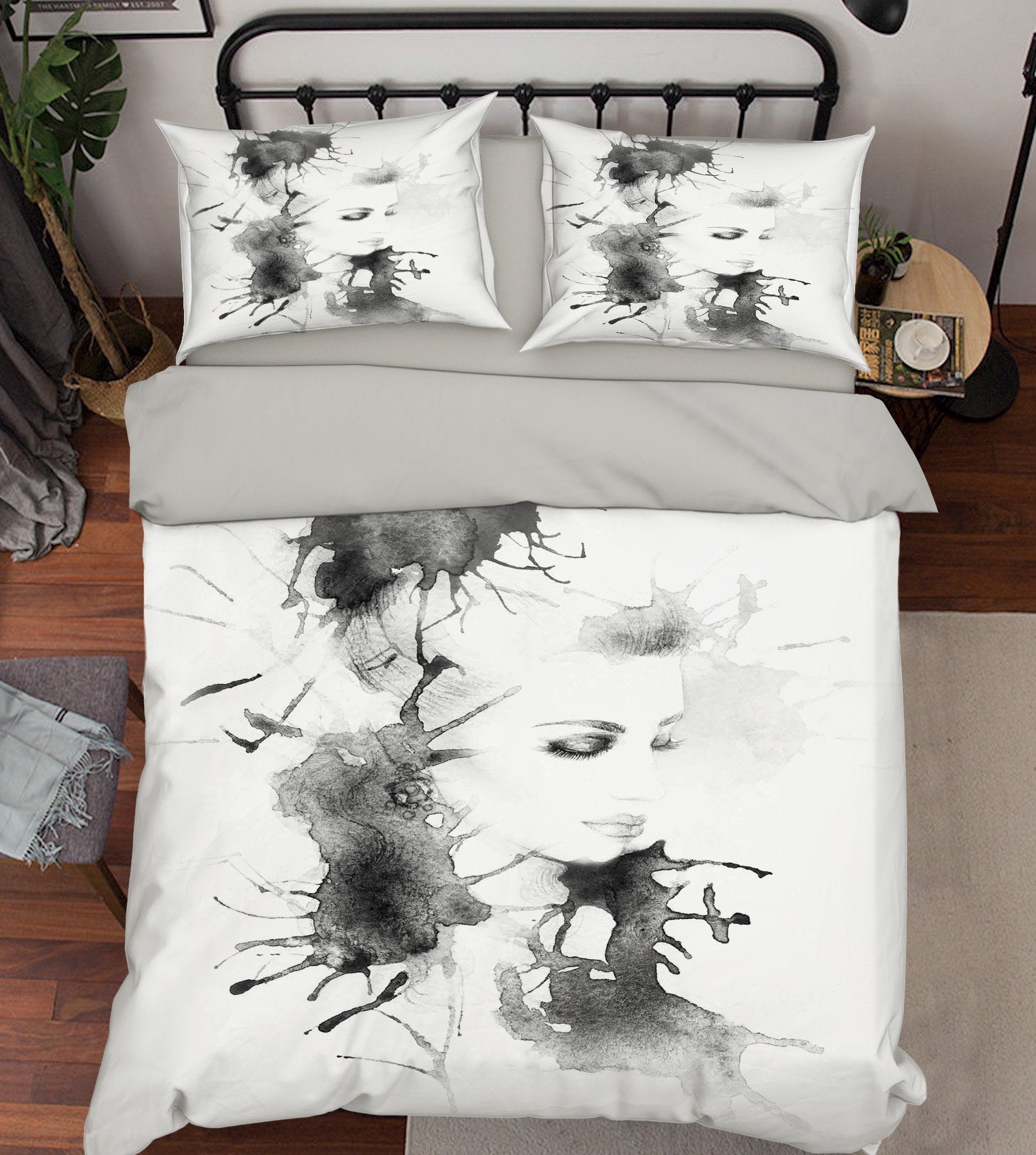 3D Graffiti Woman 268 Bed Pillowcases Quilt Wallpaper AJ Wallpaper
