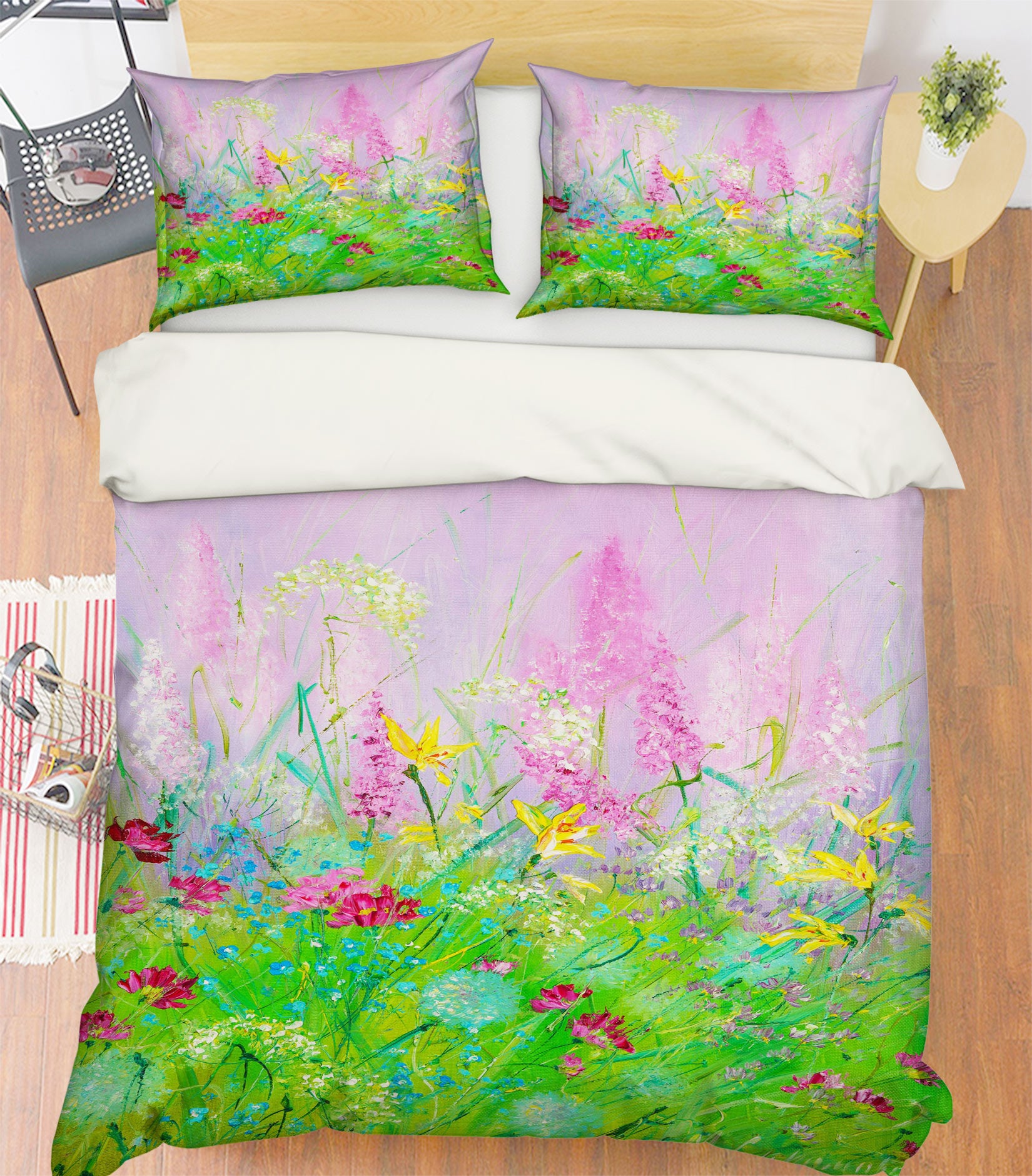 3D Green Grass Flower 496 Skromova Marina Bedding Bed Pillowcases Quilt