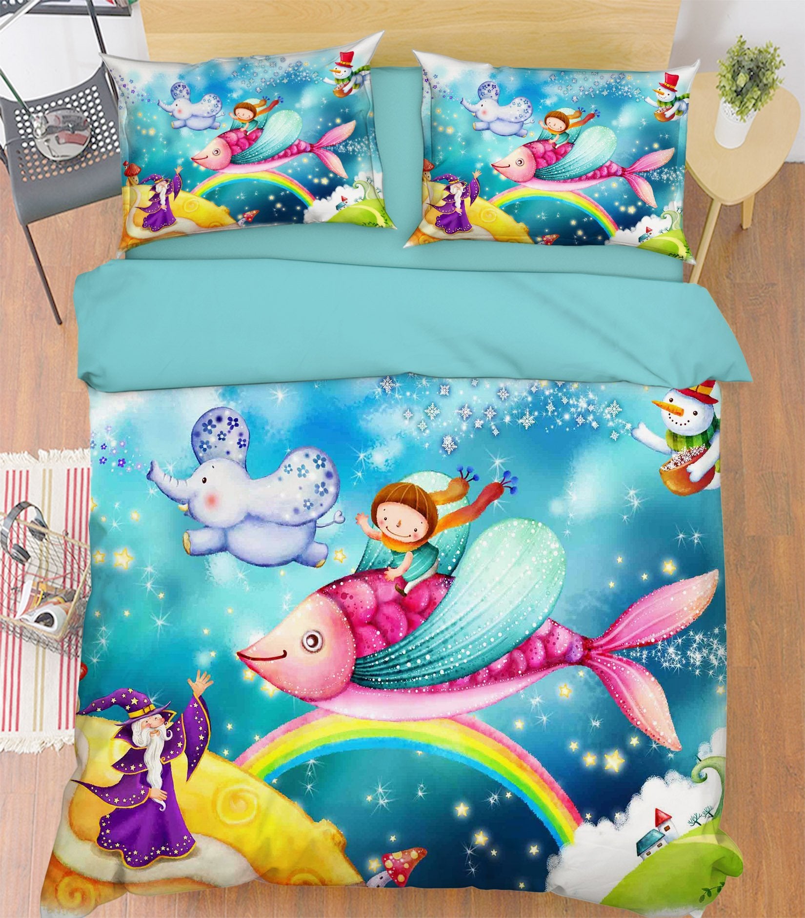 3D Magic Dreamland 335 Bed Pillowcases Quilt Wallpaper AJ Wallpaper