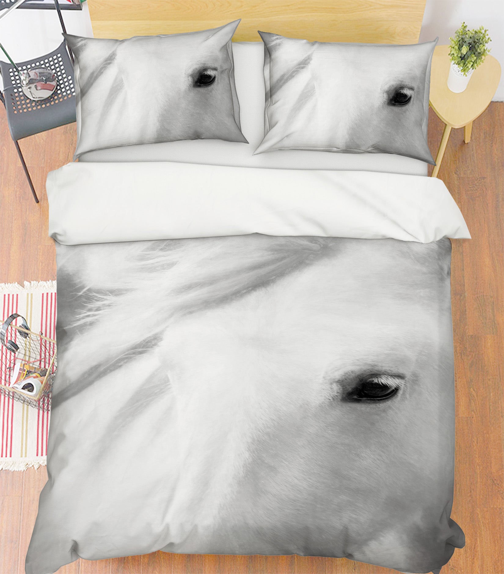 3D Horse Eye 047 Marco Carmassi Bedding Bed Pillowcases Quilt