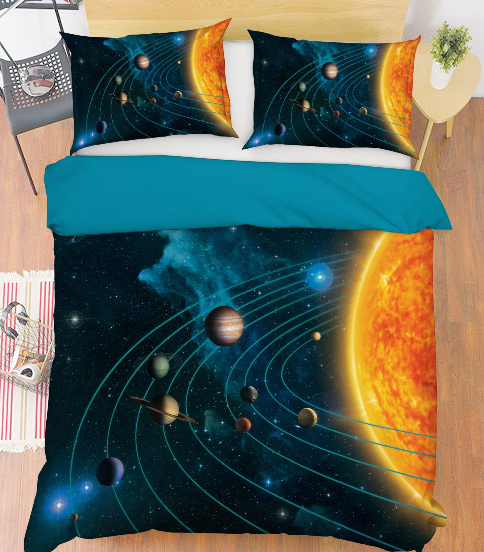 3D Solar System 082 Bed Pillowcases Quilt Exclusive Designer Vincent