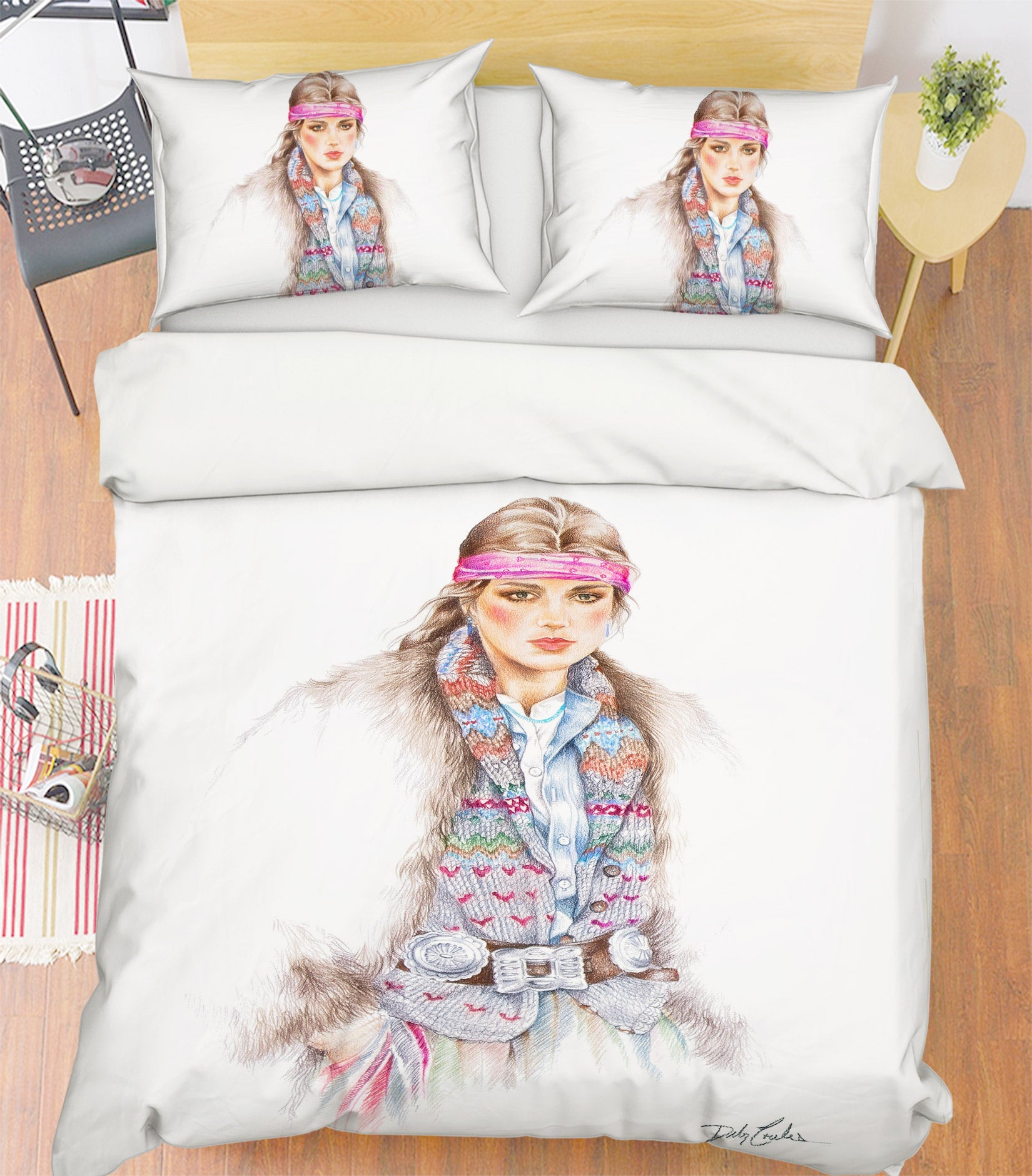 3D Women's Coat 2158 Debi Coules Bedding Bed Pillowcases Quilt