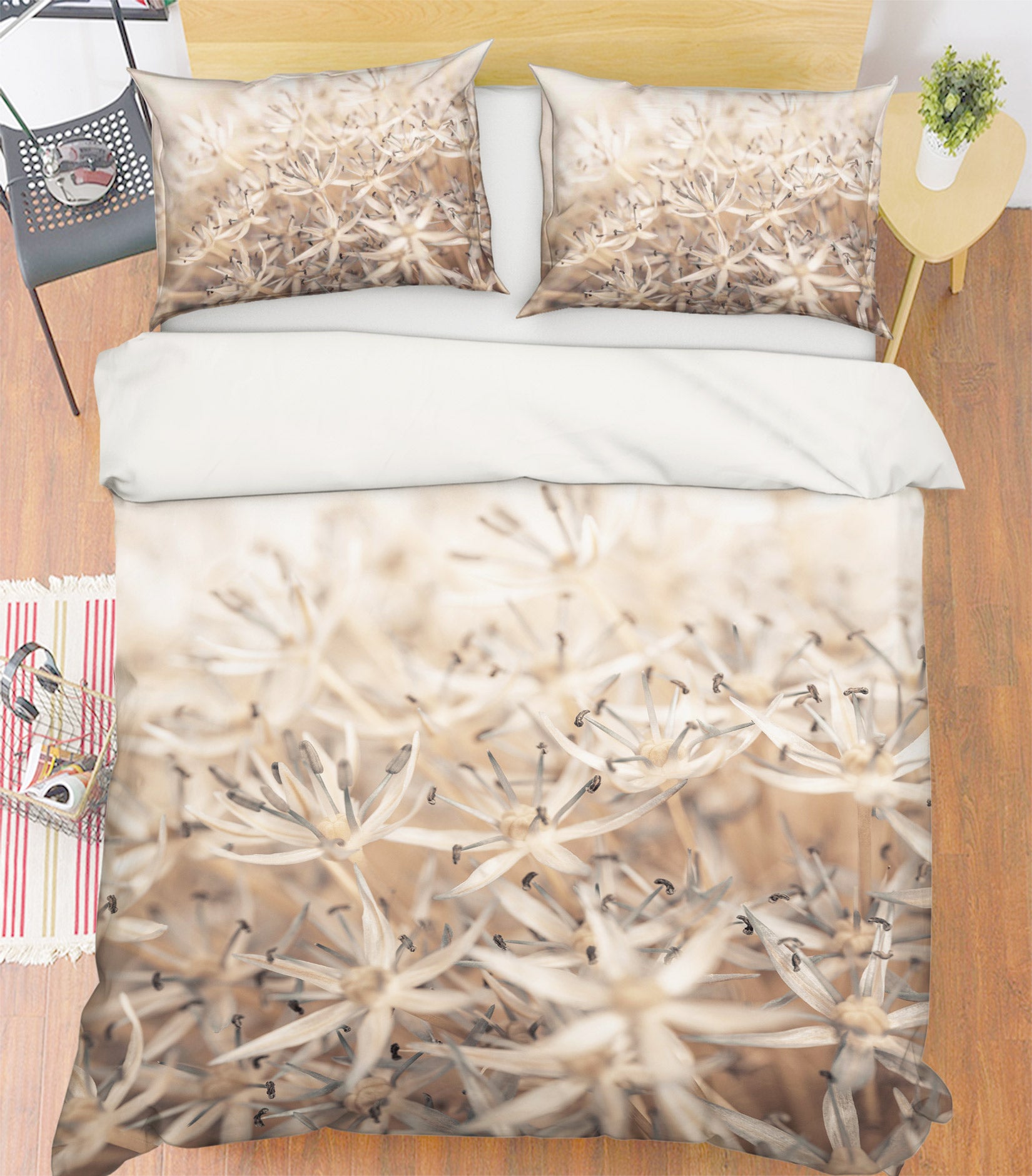 3D Brown Flower 6964 Assaf Frank Bedding Bed Pillowcases Quilt Cover Duvet Cover