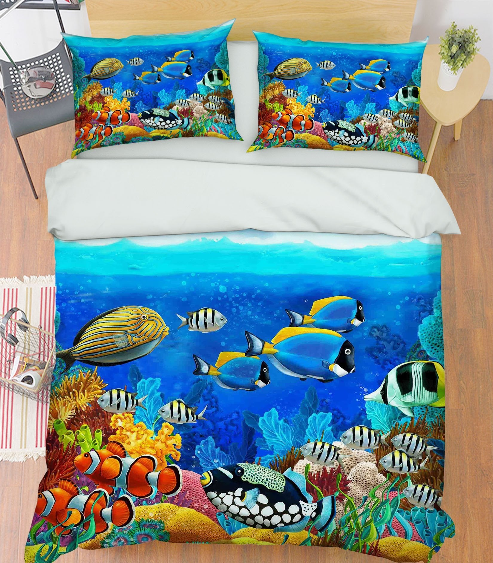 3D Bright Ocean World 246 Bed Pillowcases Quilt Wallpaper AJ Wallpaper