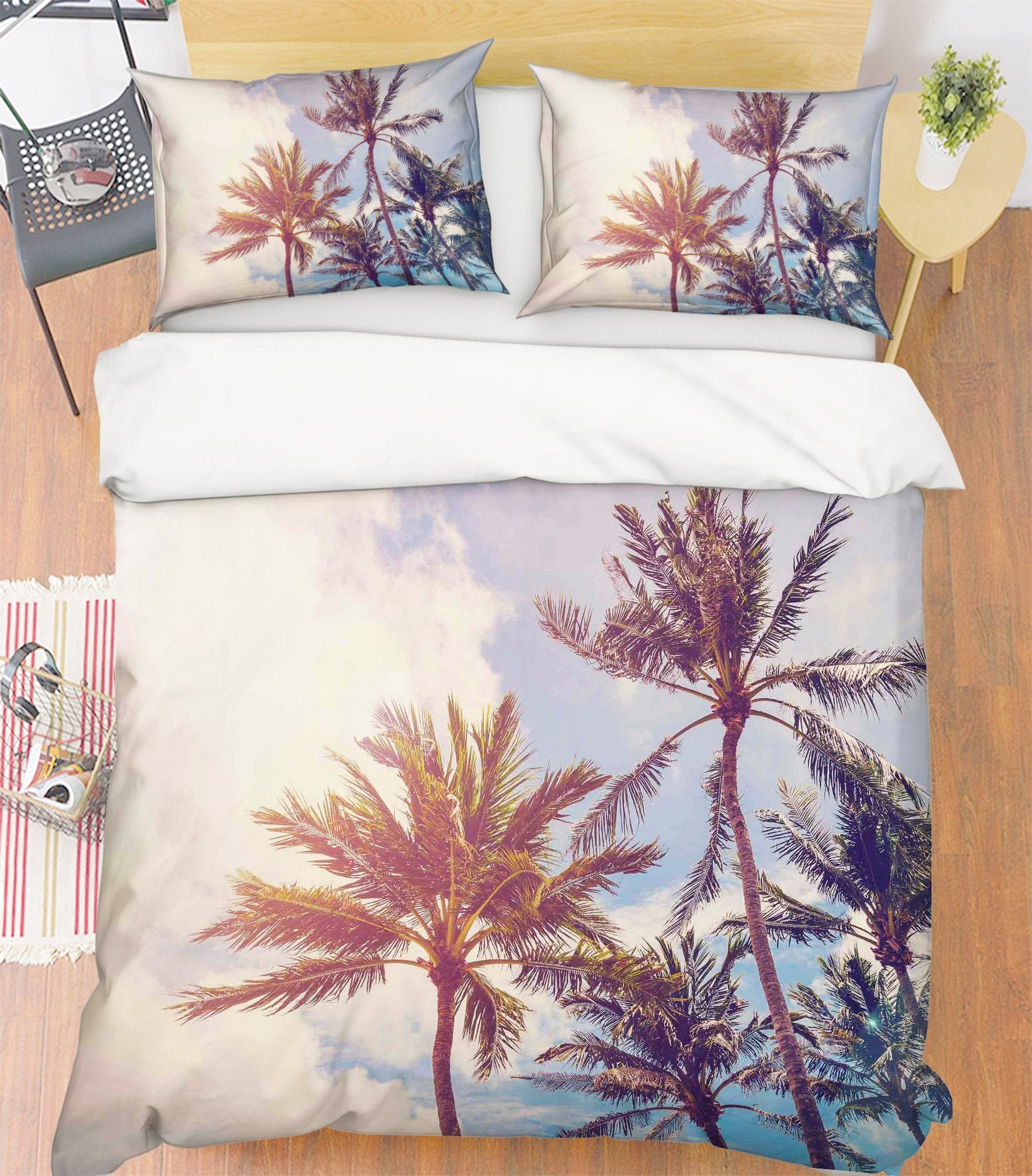 3D Coconut Sky 237 Bed Pillowcases Quilt Wallpaper AJ Wallpaper