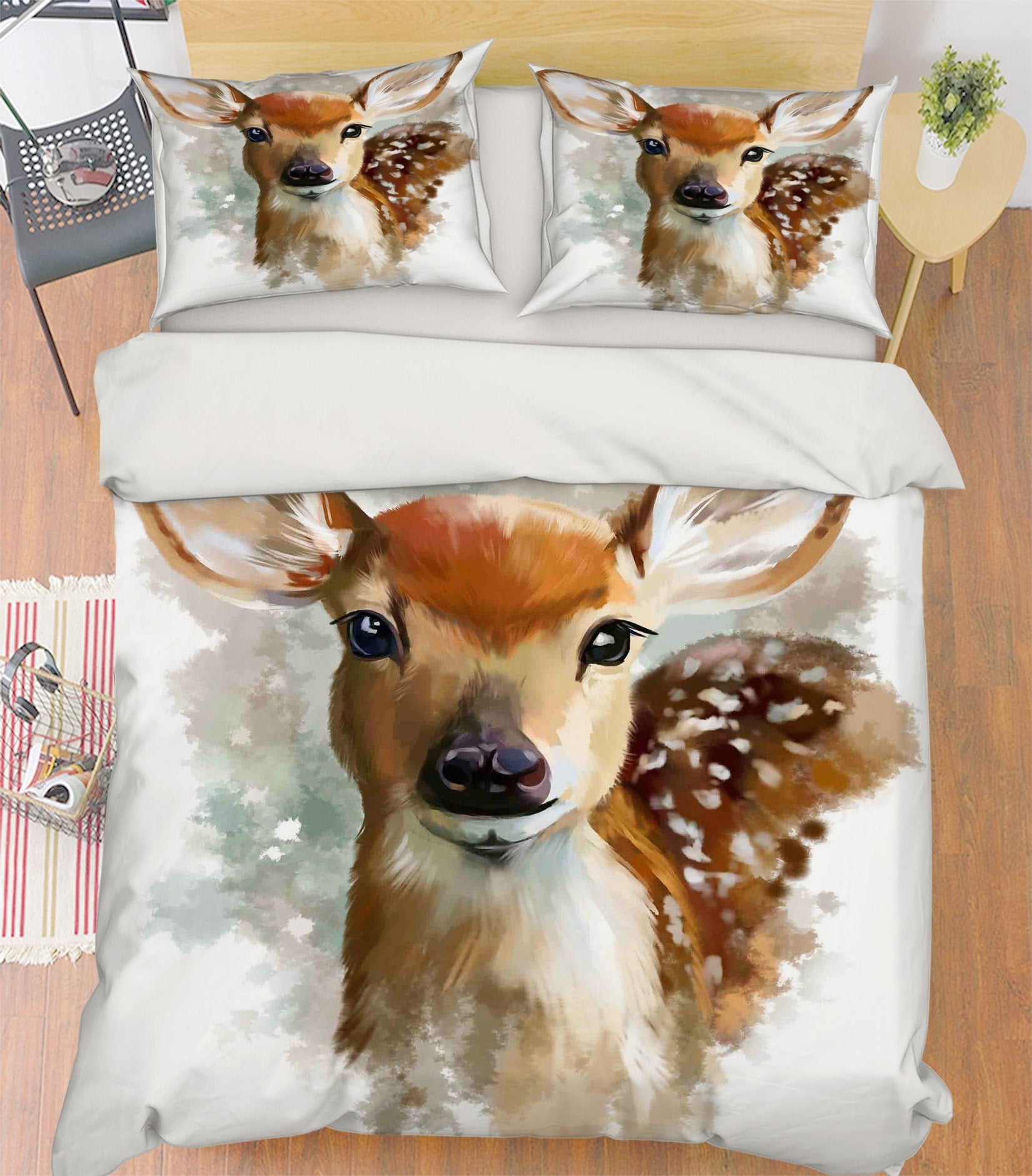 3D Lovely Animal 279 Bed Pillowcases Quilt Wallpaper AJ Wallpaper
