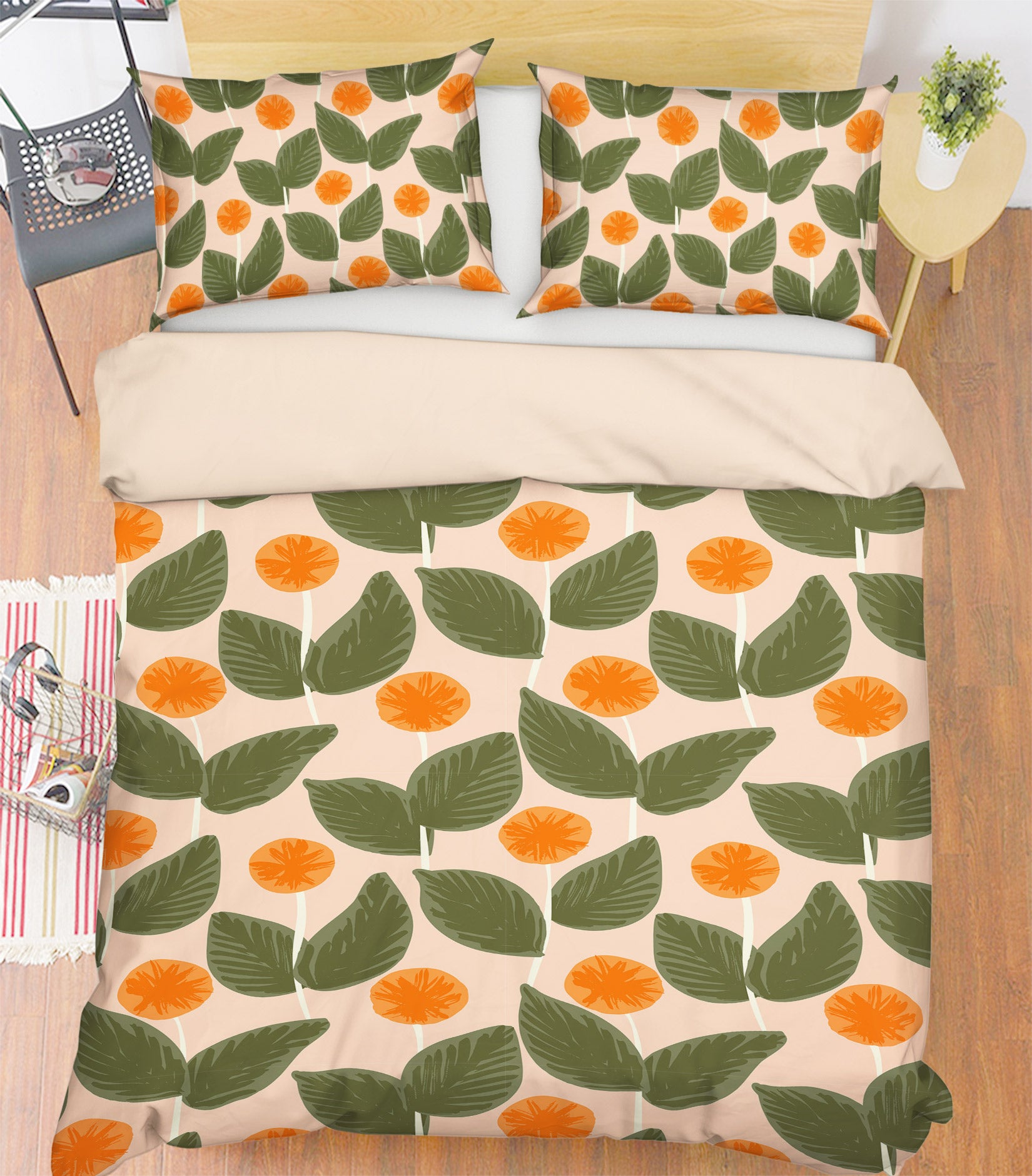 3D Polka Dot Flower 109123 Kashmira Jayaprakash Bedding Bed Pillowcases Quilt