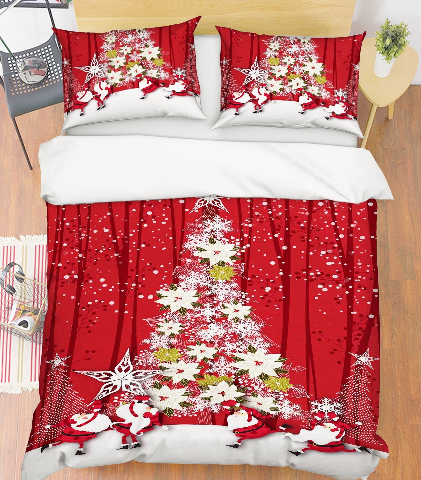 3D Christmas Decoration 190 Bed Pillowcases Quilt Wallpaper AJ Wallpaper