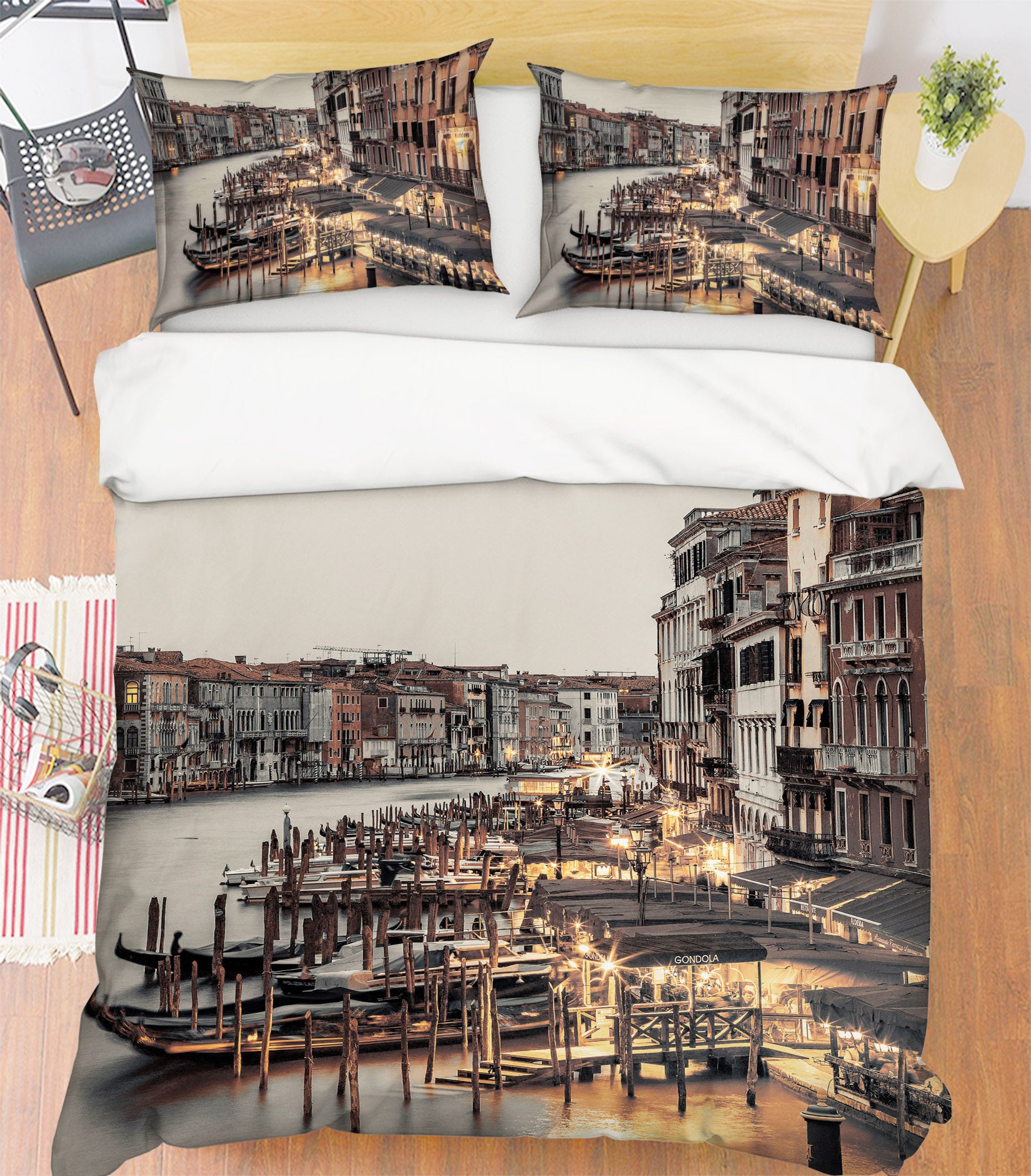 3D Venice City 7114 Assaf Frank Bedding Bed Pillowcases Quilt Cover Duvet Cover