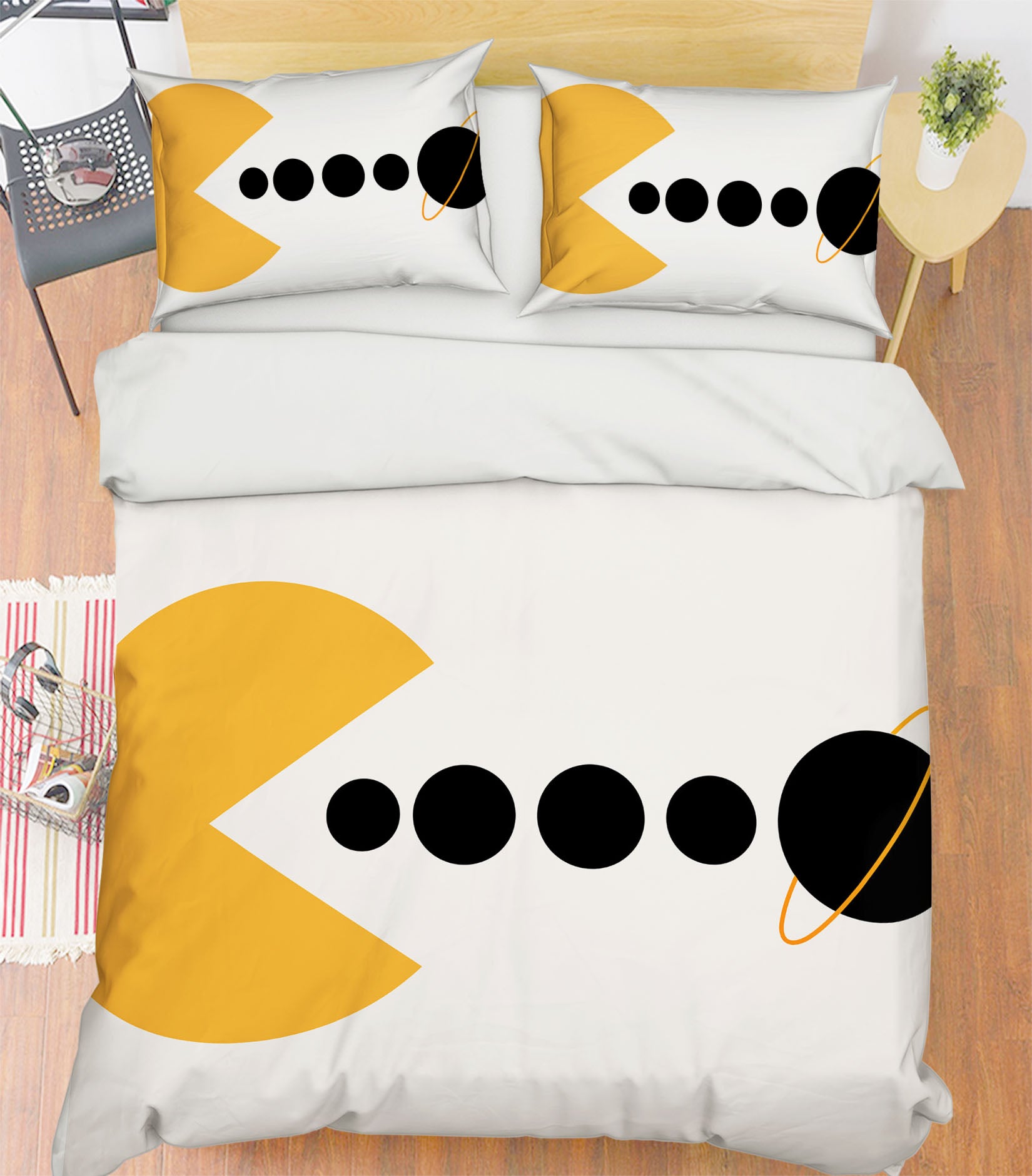 3D Yellow Monster 244 Boris Draschoff Bedding Bed Pillowcases Quilt