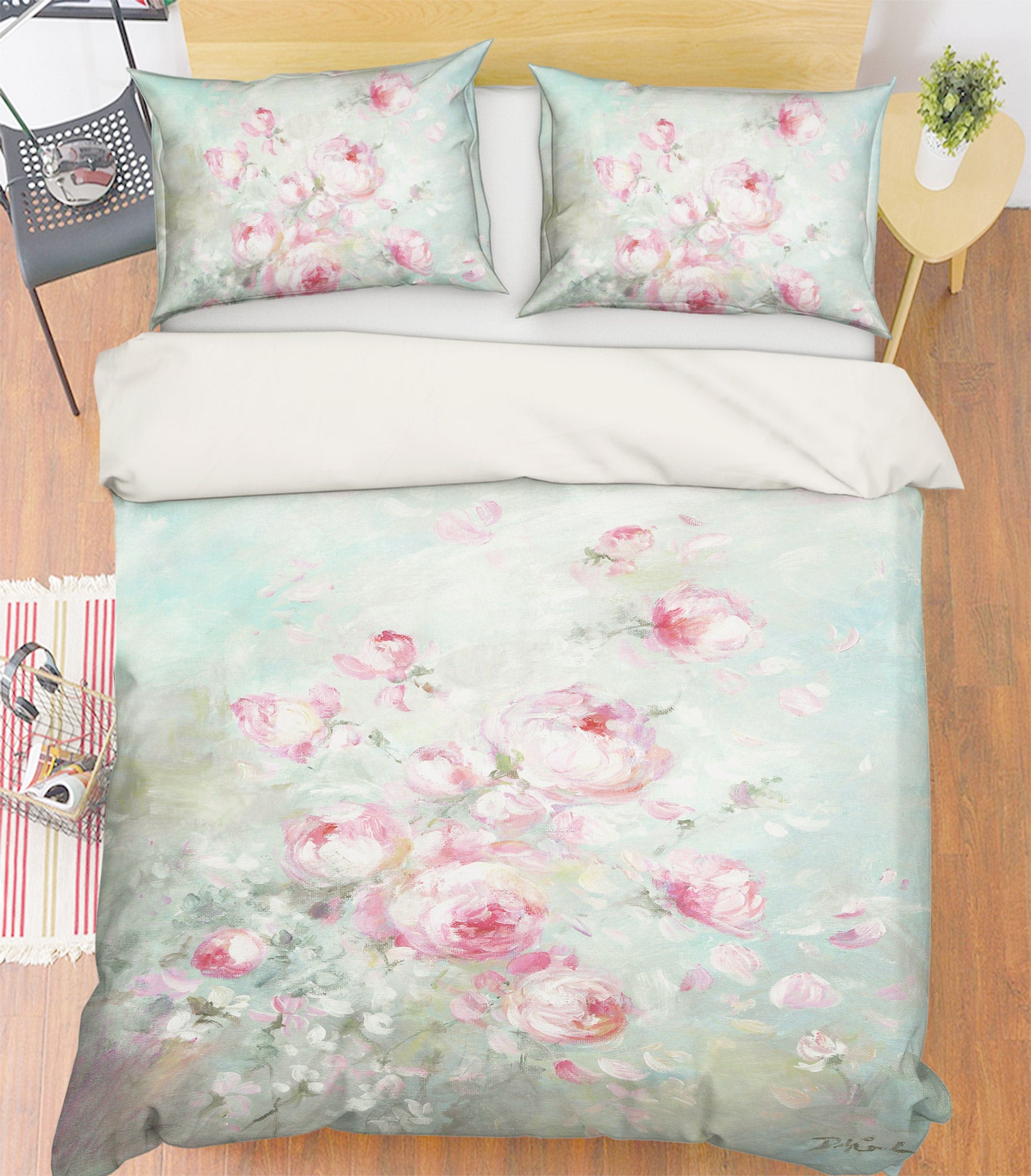 3D Flower Bush 2159 Debi Coules Bedding Bed Pillowcases Quilt