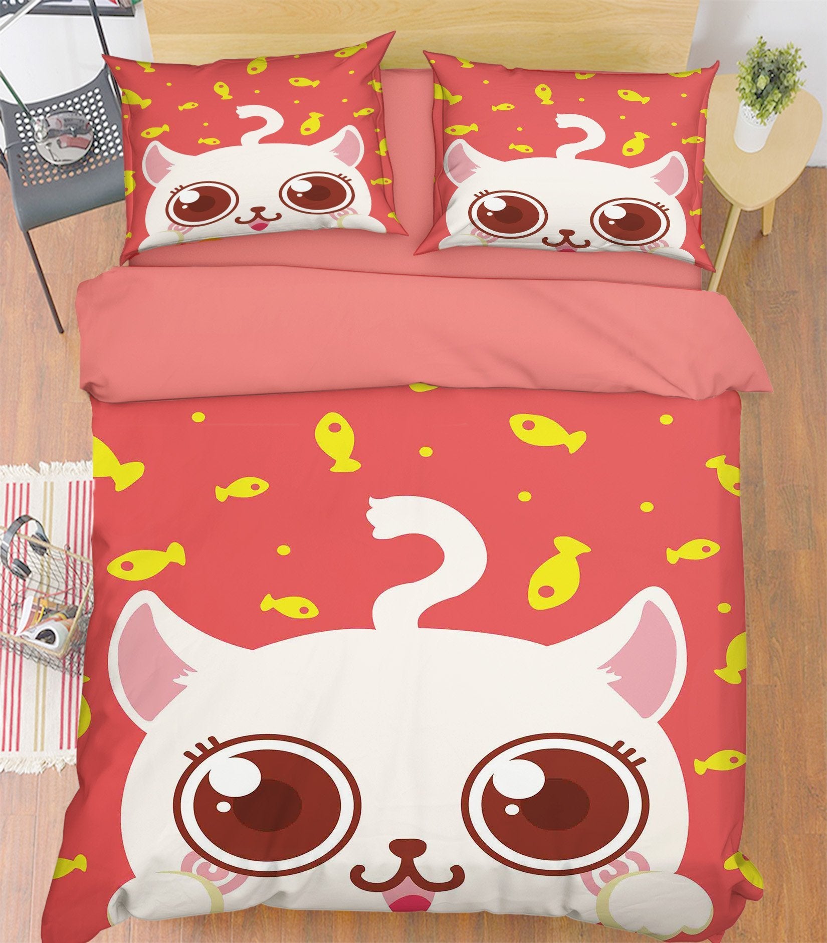 3D Cartoon Animal 321 Bed Pillowcases Quilt Wallpaper AJ Wallpaper