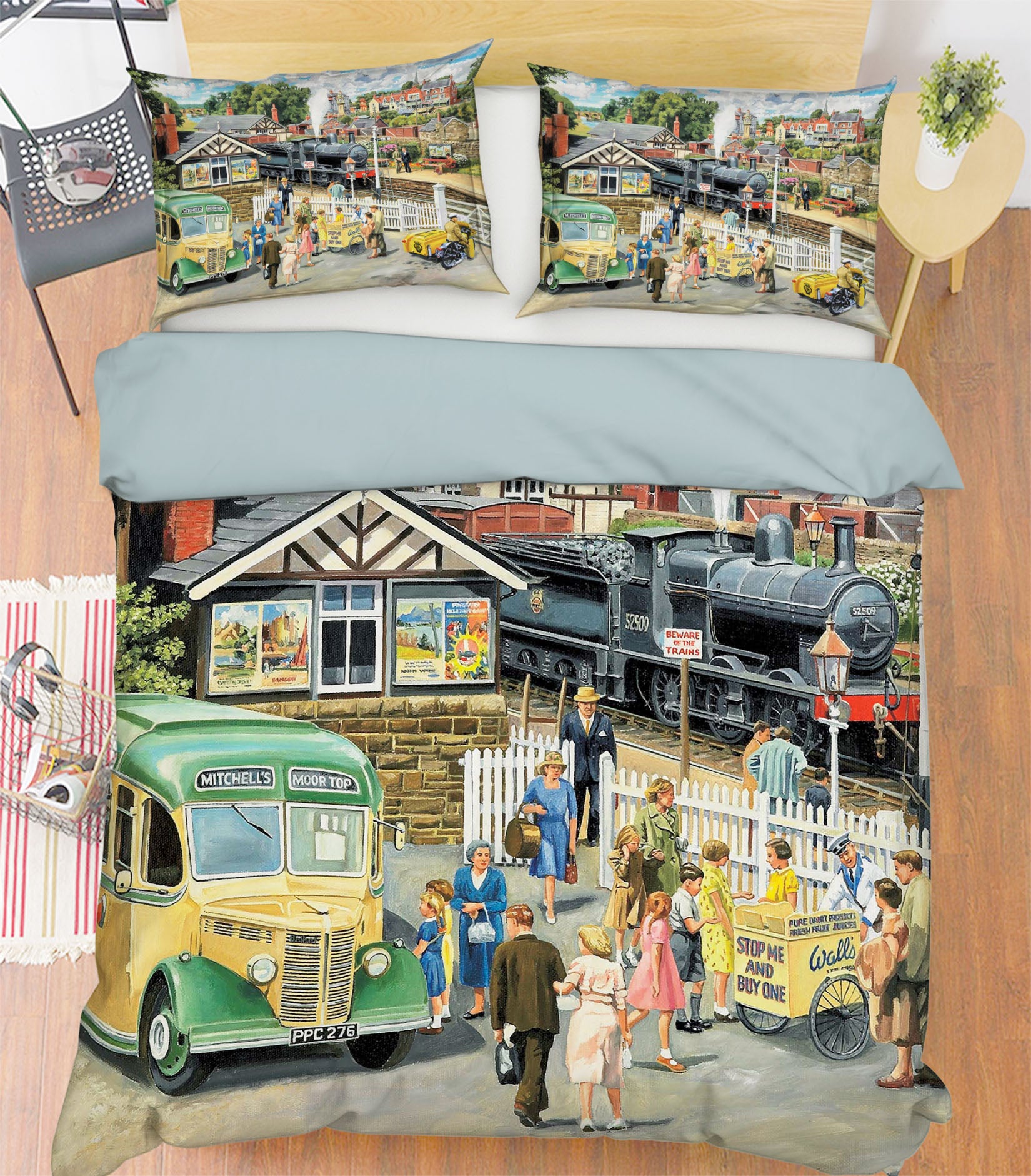 3D Selling Icecream 2049 Trevor Mitchell bedding Bed Pillowcases Quilt