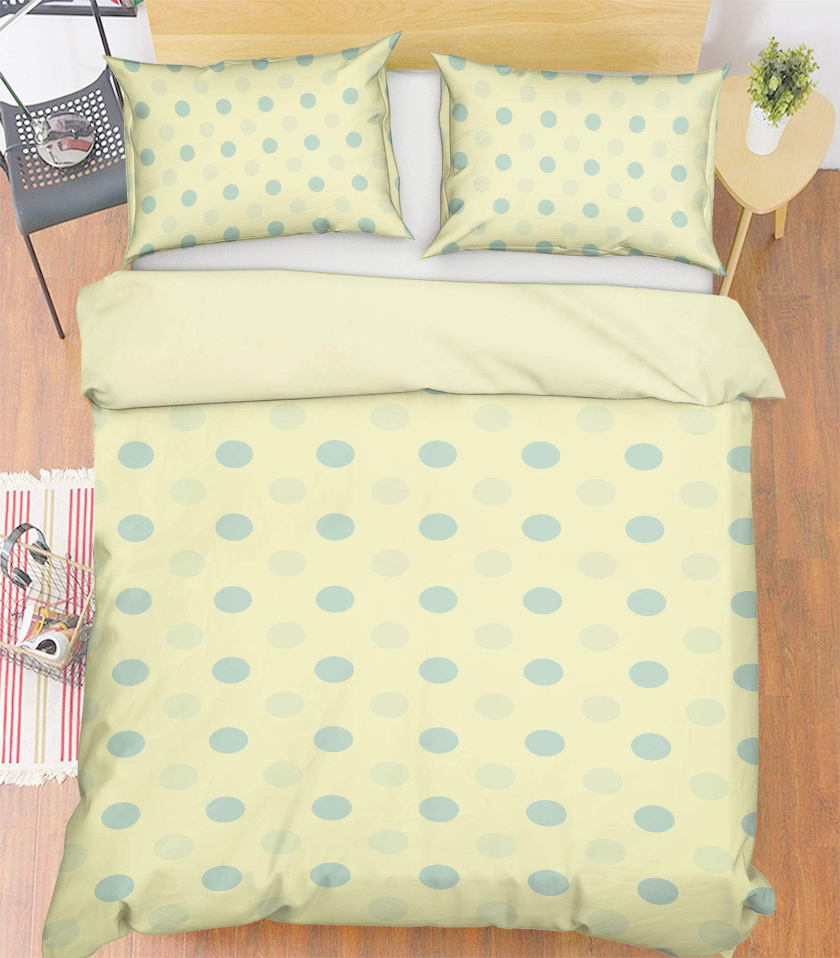 3D Polka Dots 98163 Kasumi Loffler Bedding Bed Pillowcases Quilt