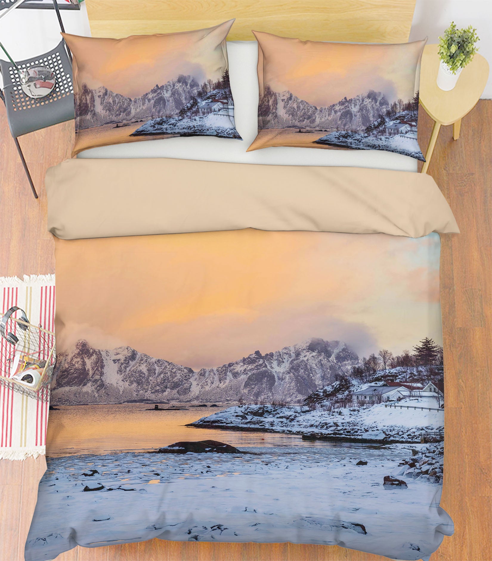 3D White World 2148 Marco Carmassi Bedding Bed Pillowcases Quilt