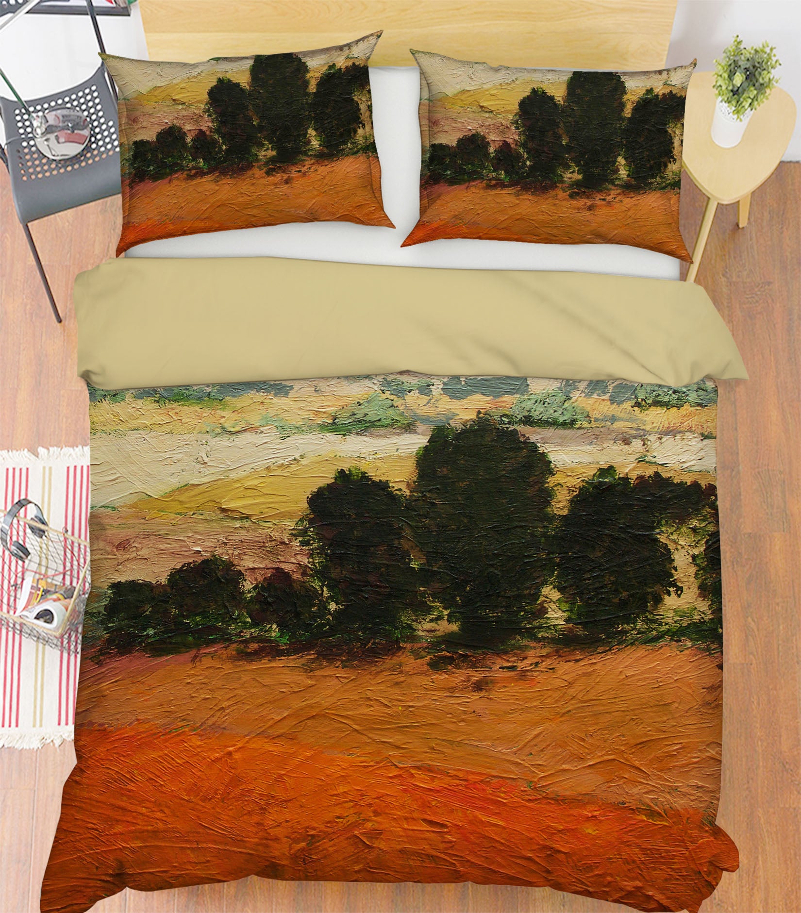 3D Prairie Tree 115 Allan P. Friedlander Bedding Bed Pillowcases Quilt