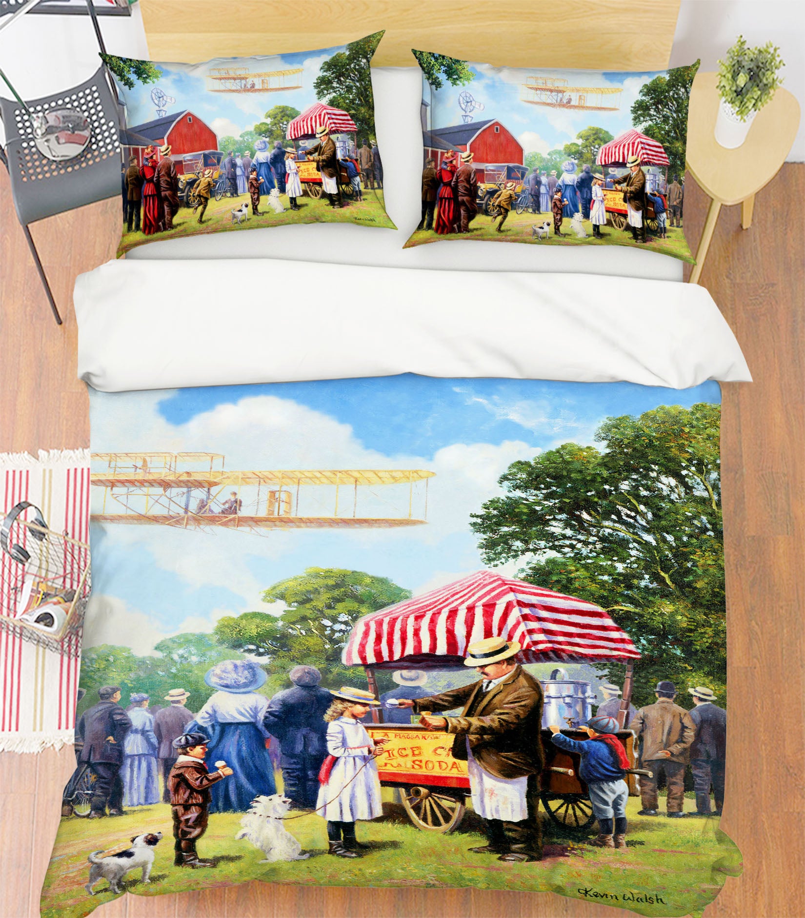 3D Small Trader 12528 Kevin Walsh Bedding Bed Pillowcases Quilt