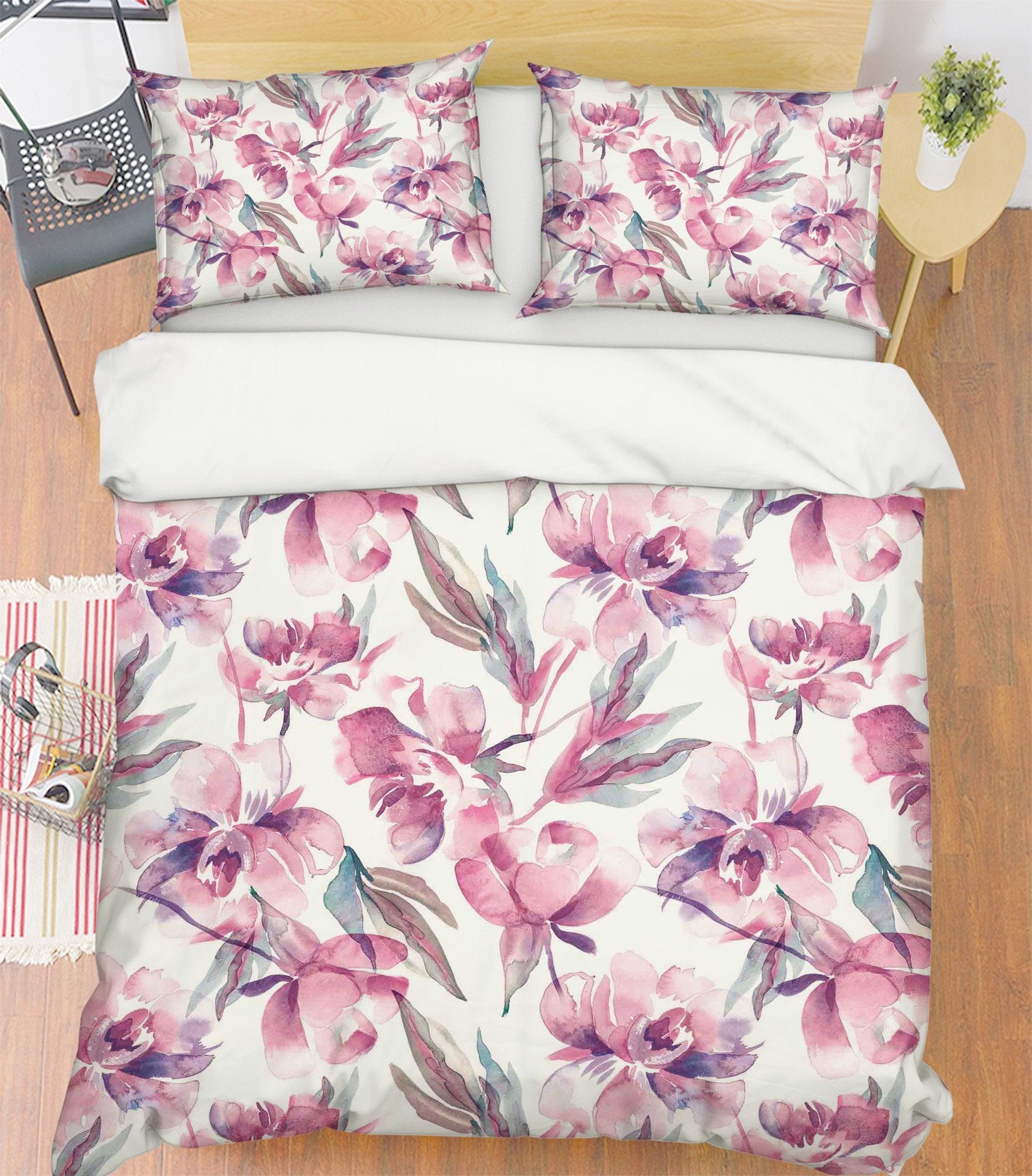 3D Oil Painting 060 Bed Pillowcases Quilt Wallpaper AJ Wallpaper