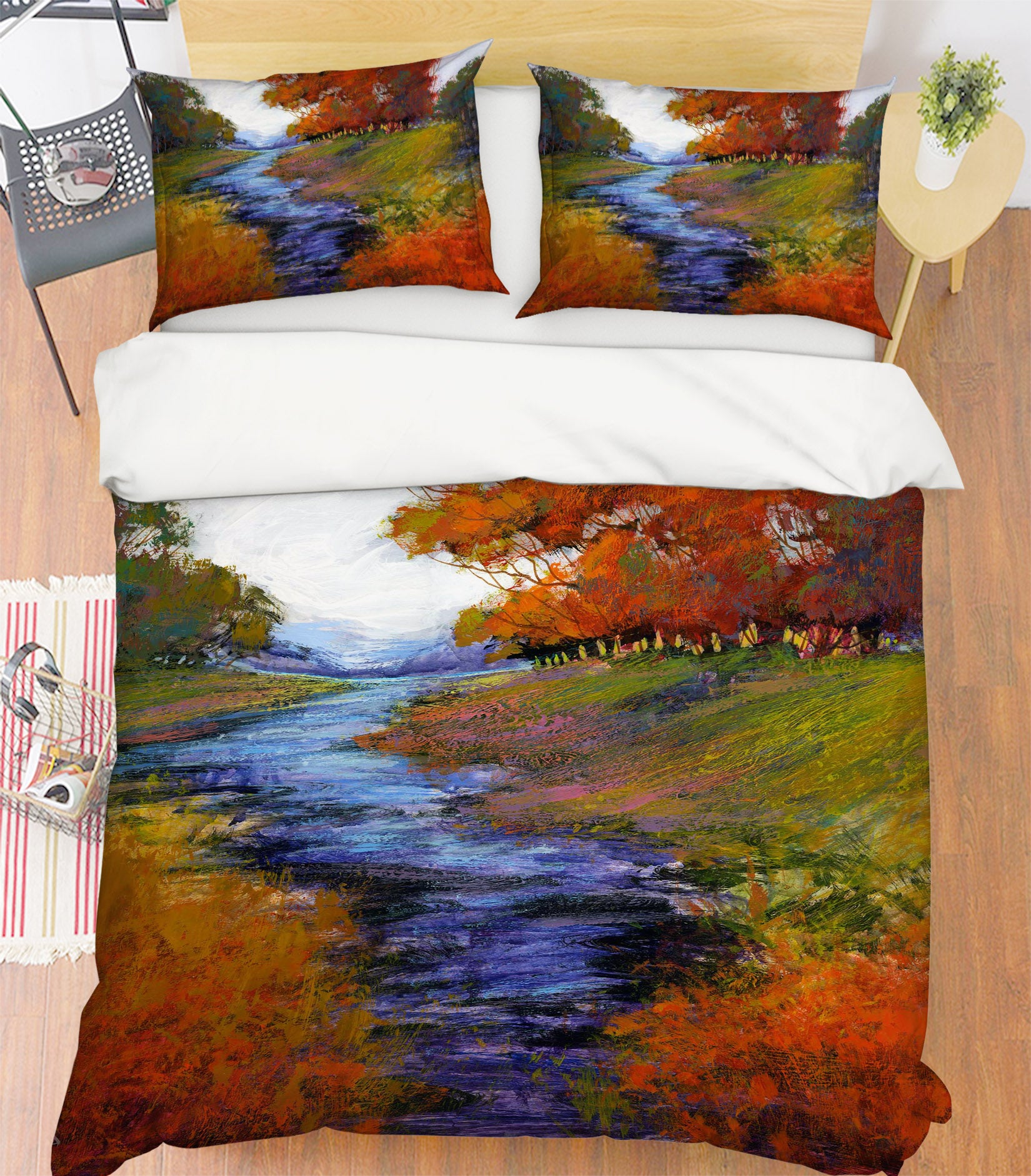 3D Woods Creek 1048 Michael Tienhaara Bedding Bed Pillowcases Quilt