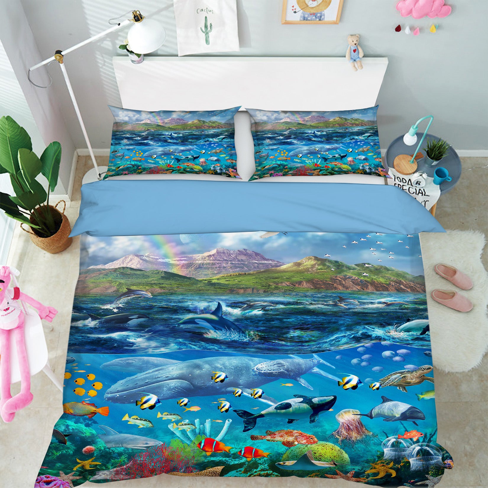 3D Undersea Fish 2031 Adrian Chesterman Bedding Bed Pillowcases Quilt