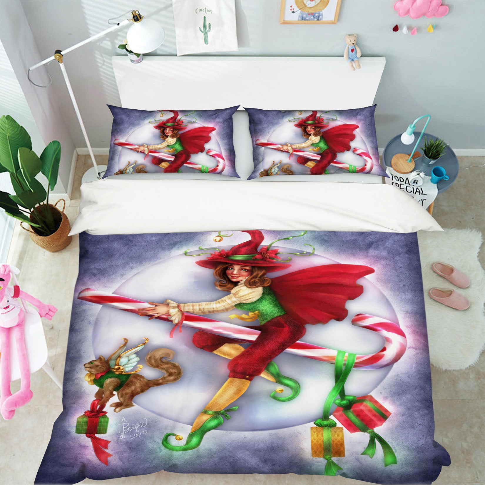 3D Gift Magic Girl 8841 Brigid Ashwood Bedding Bed Pillowcases Quilt Cover Duvet Cover