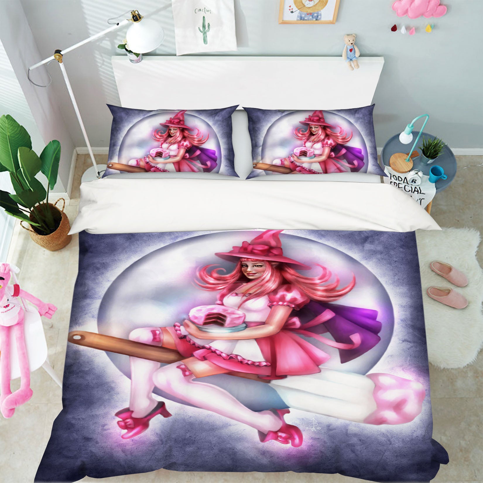 3D Magic Woman 8825 Brigid Ashwood Bedding Bed Pillowcases Quilt Cover Duvet Cover