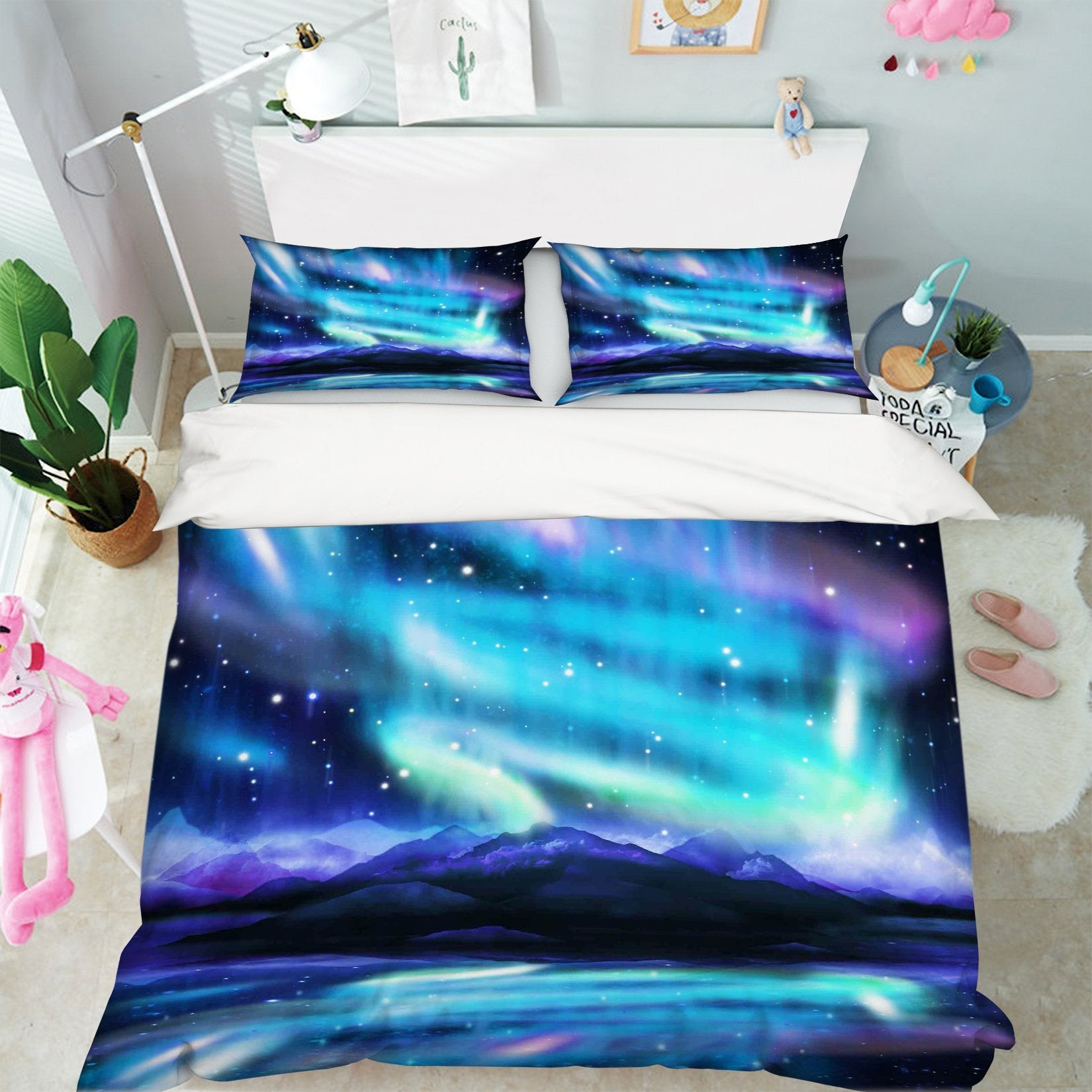 3D Aurora Stars 188 Bed Pillowcases Quilt Wallpaper AJ Wallpaper