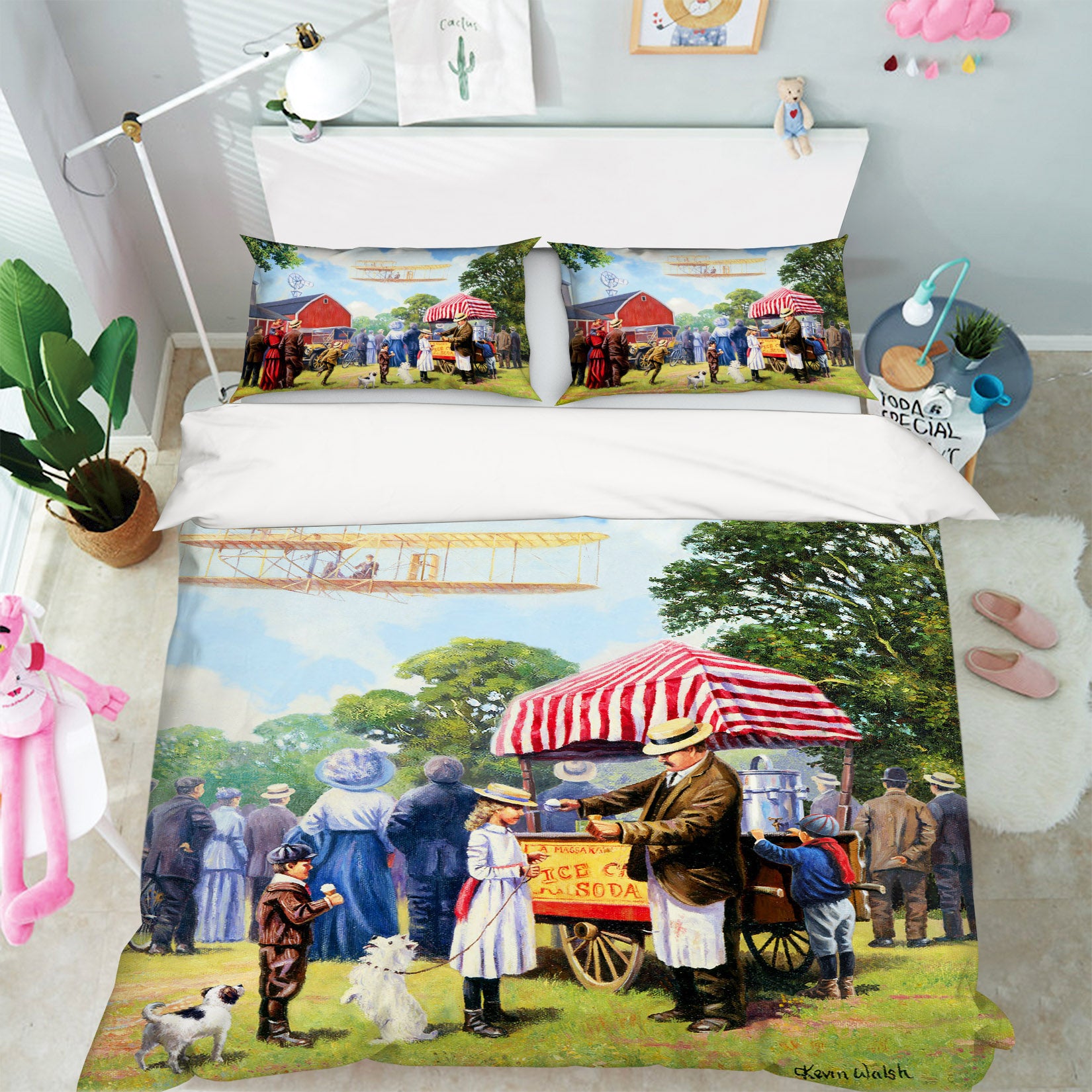 3D Small Trader 12528 Kevin Walsh Bedding Bed Pillowcases Quilt