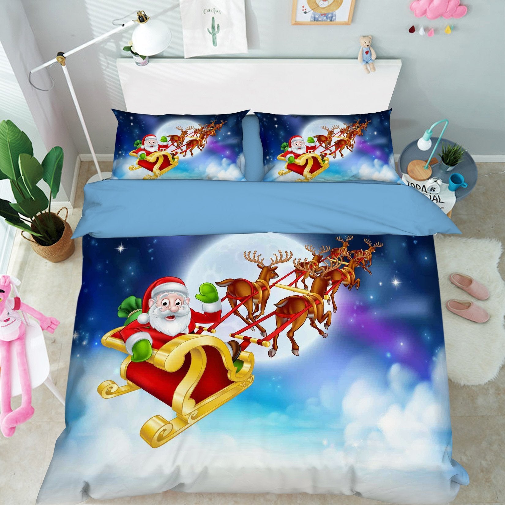 3D Christmas Goodbye 167 Bed Pillowcases Quilt Wallpaper AJ Wallpaper