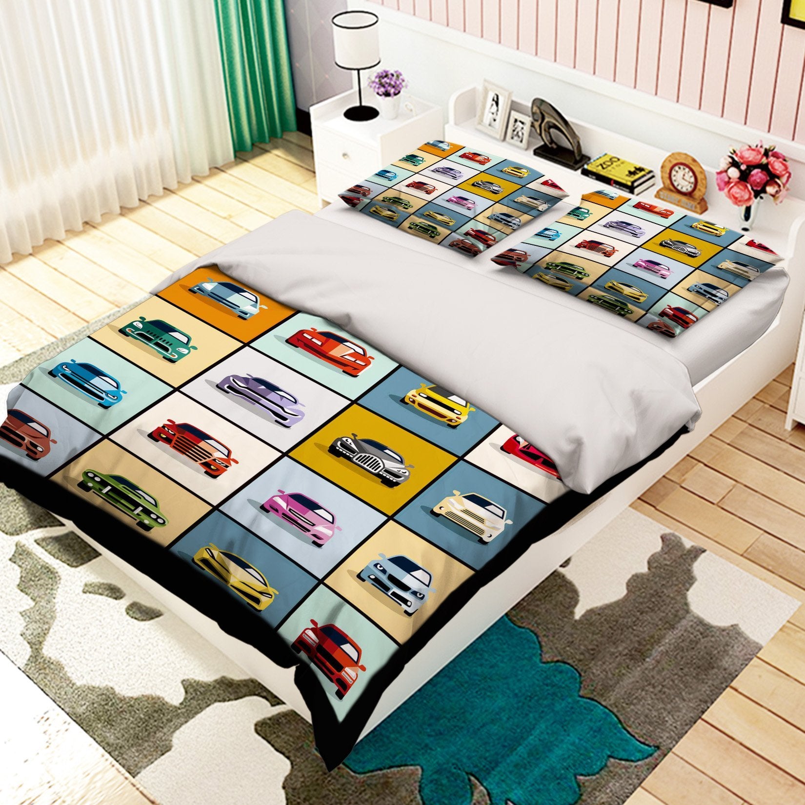 3D Row Sitting 149 Bed Pillowcases Quilt Wallpaper AJ Wallpaper